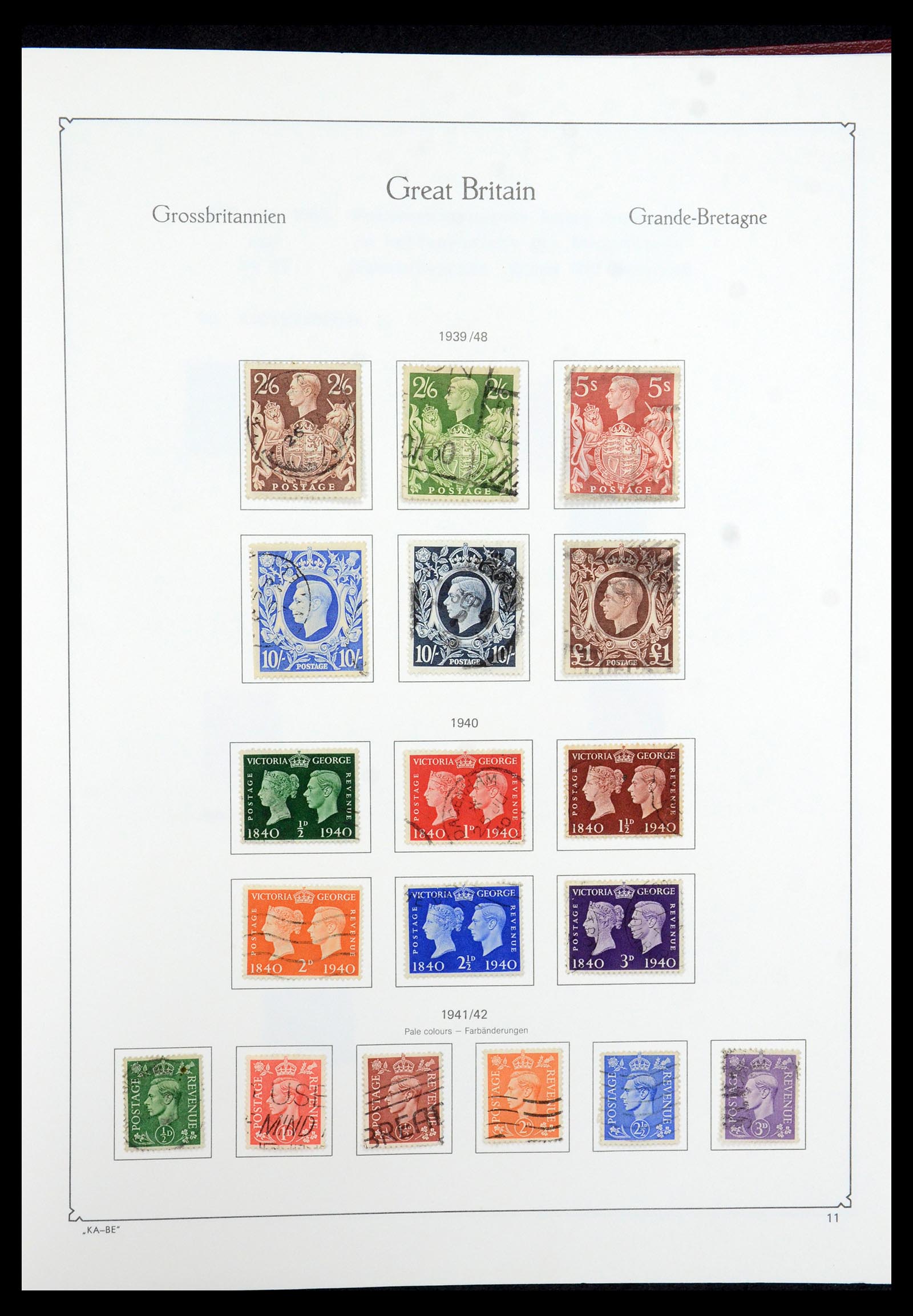 35674 014 - Postzegelverzameling 35674 Engeland 1840-2003.