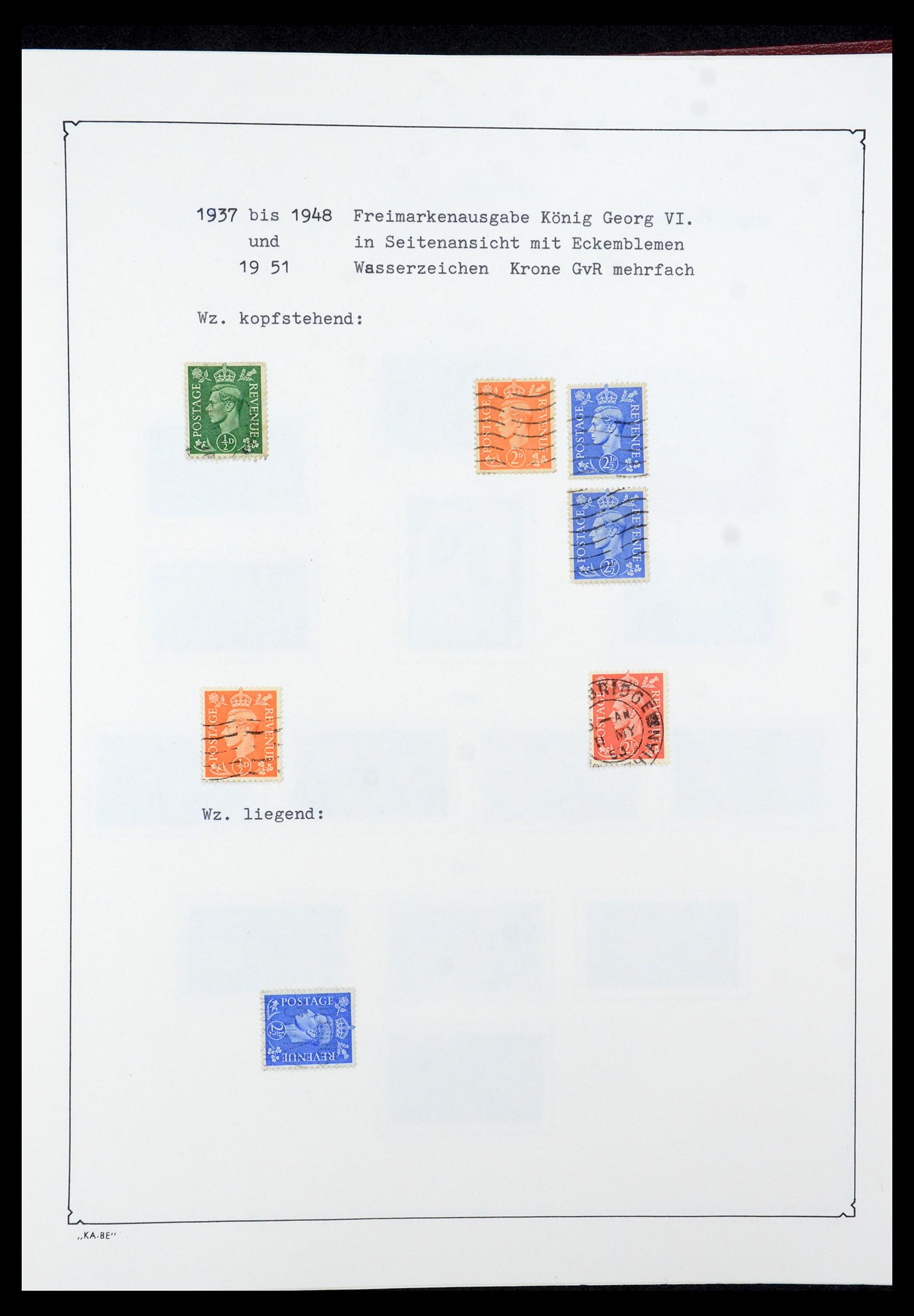 35674 015 - Postzegelverzameling 35674 Engeland 1840-2003.