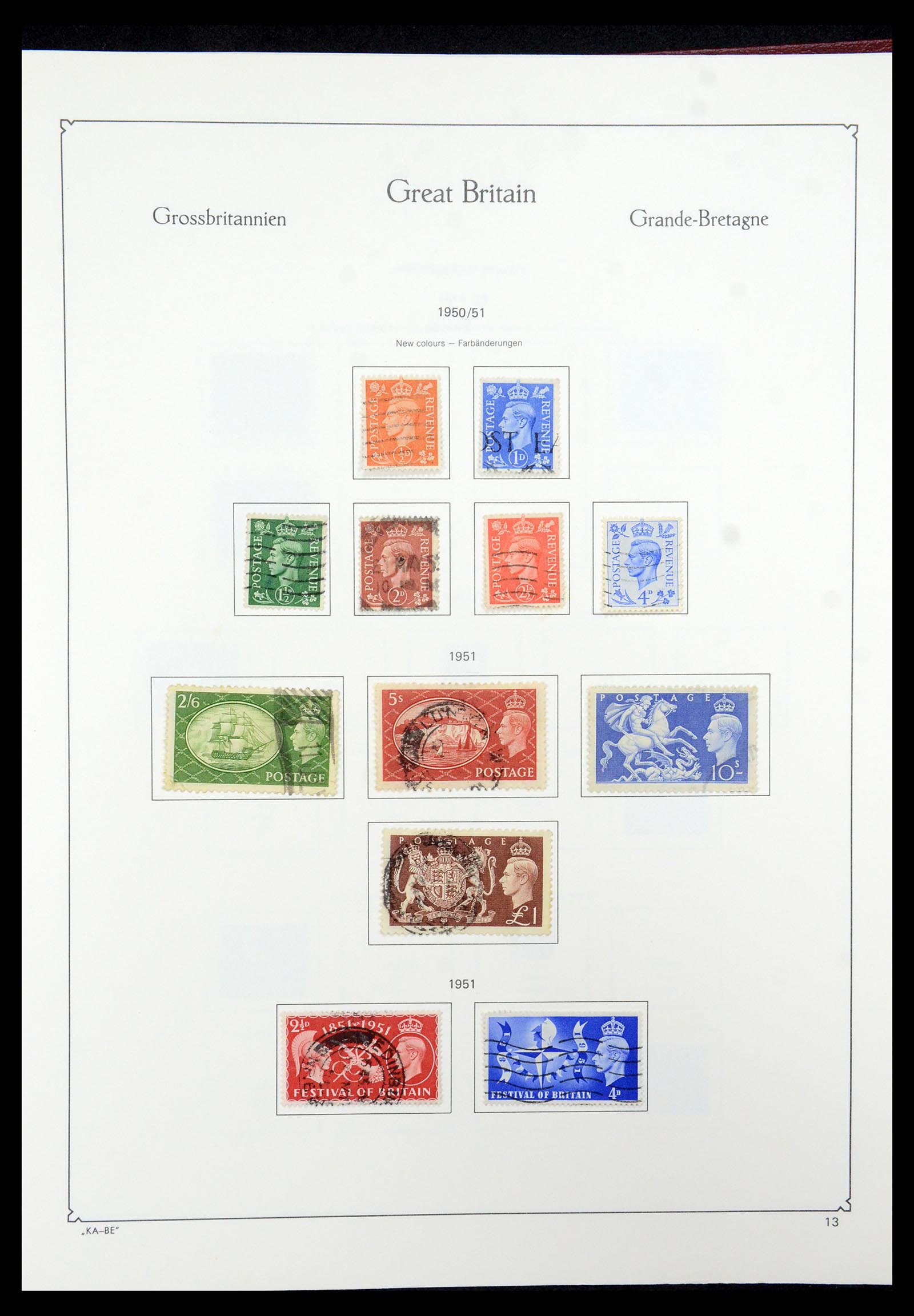 35674 017 - Postzegelverzameling 35674 Engeland 1840-2003.