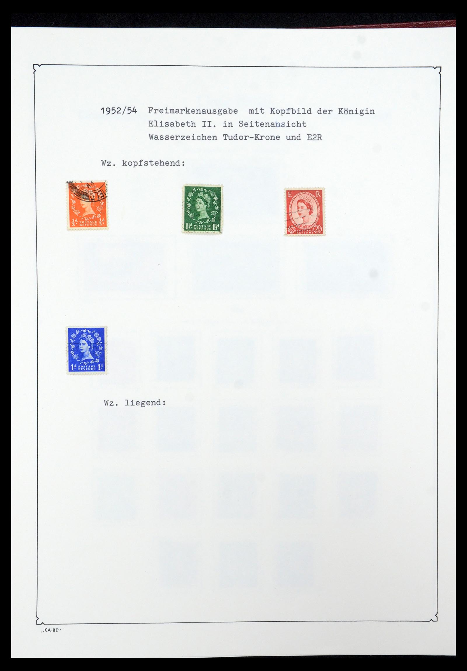 35674 020 - Postzegelverzameling 35674 Engeland 1840-2003.