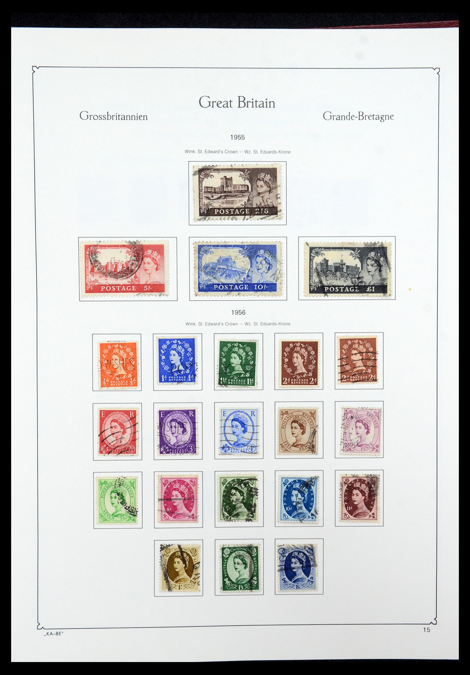 35674 021 - Postzegelverzameling 35674 Engeland 1840-2003.