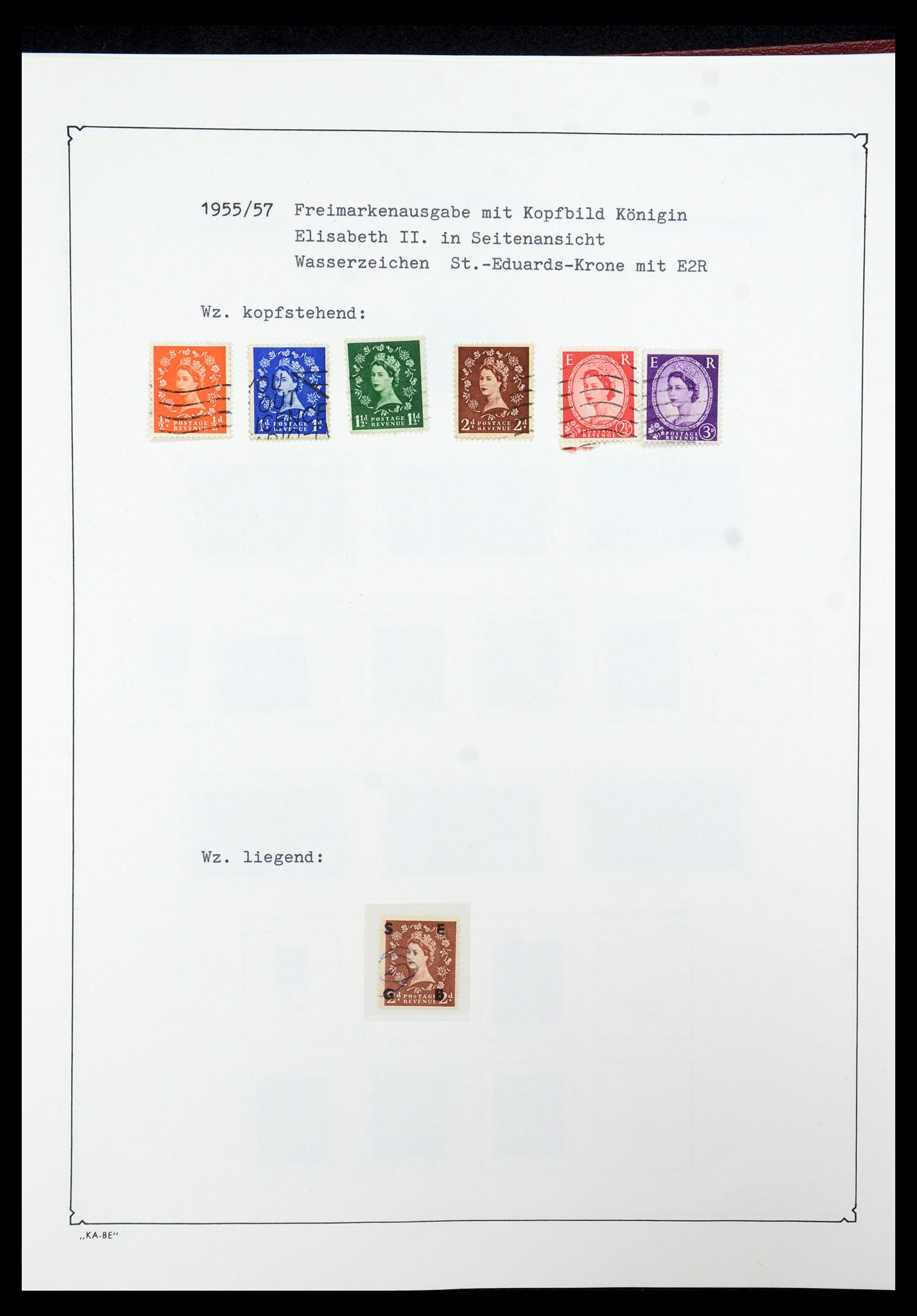 35674 022 - Postzegelverzameling 35674 Engeland 1840-2003.