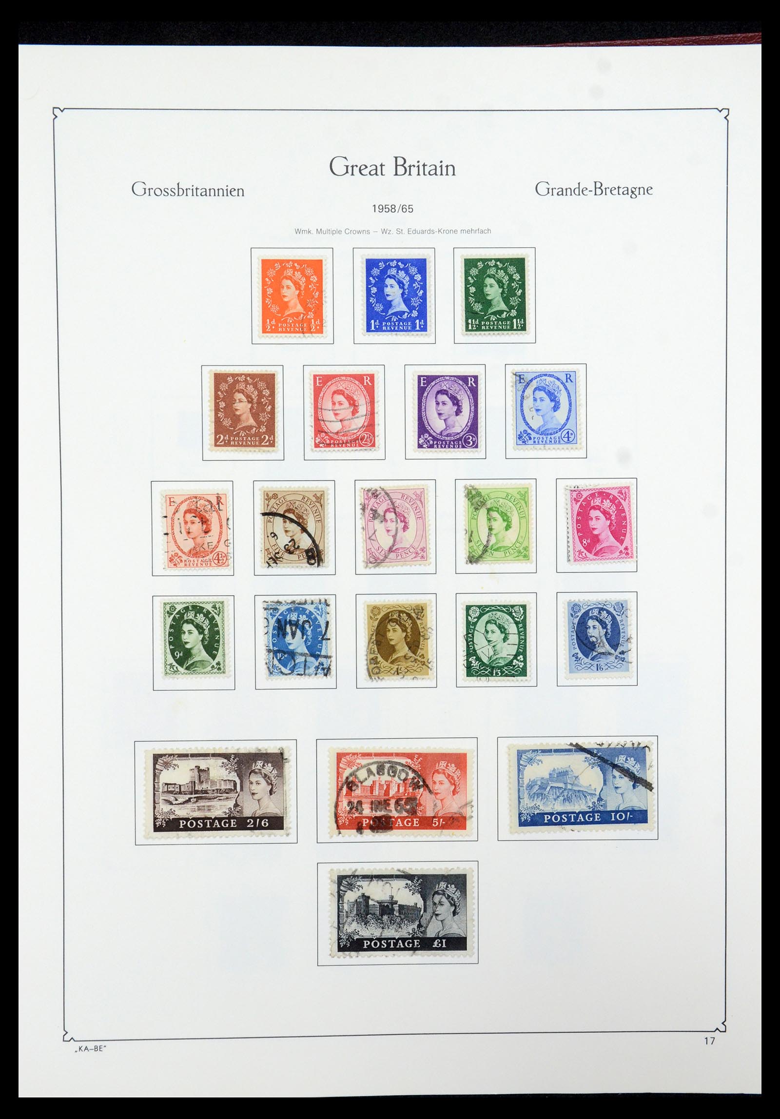 35674 024 - Postzegelverzameling 35674 Engeland 1840-2003.