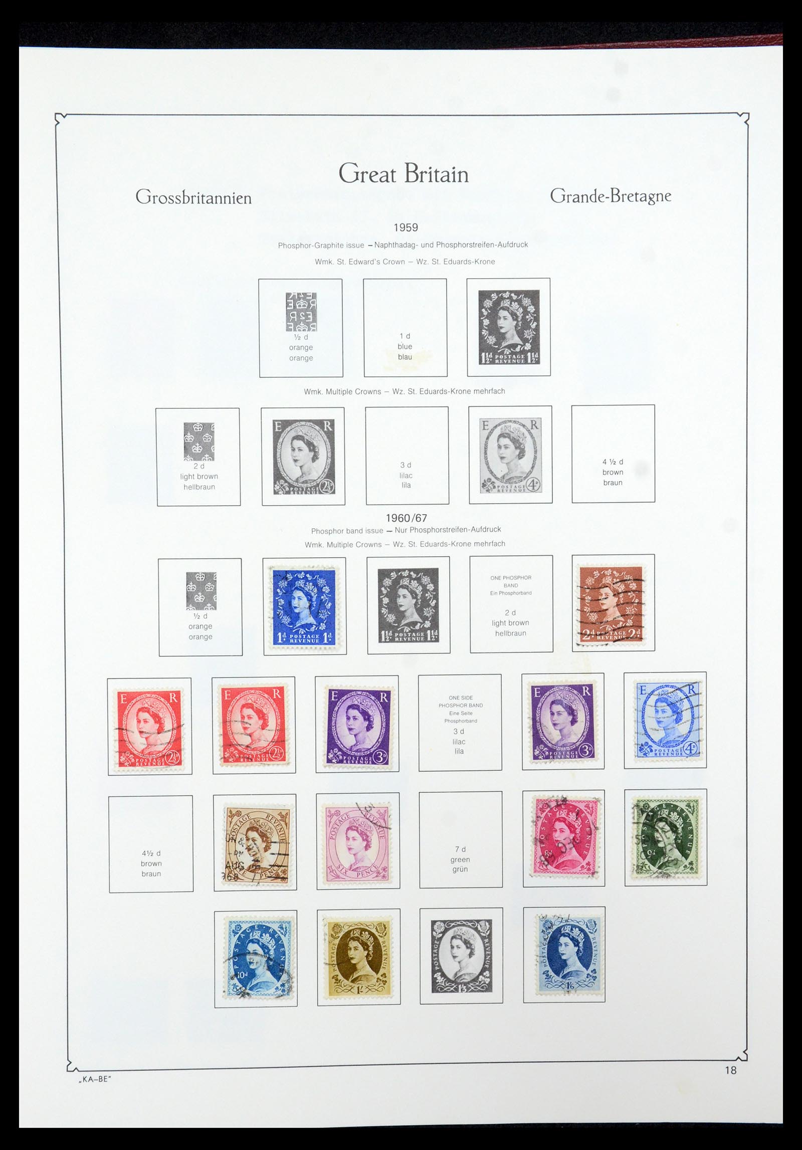 35674 025 - Postzegelverzameling 35674 Engeland 1840-2003.