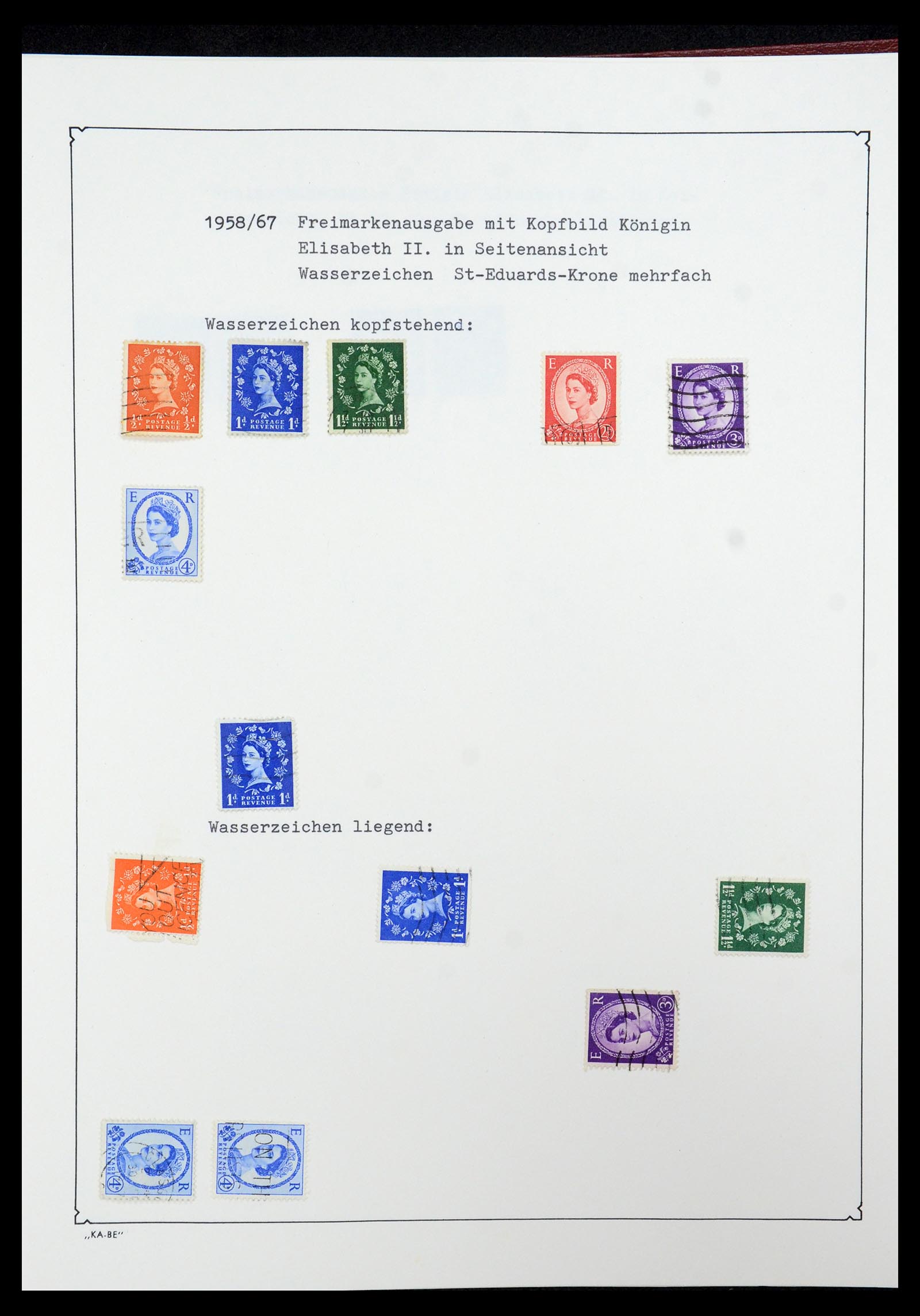 35674 026 - Postzegelverzameling 35674 Engeland 1840-2003.