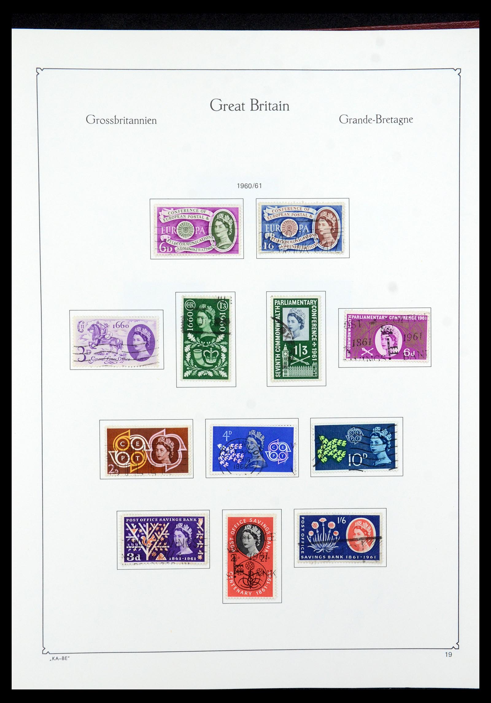 35674 028 - Postzegelverzameling 35674 Engeland 1840-2003.
