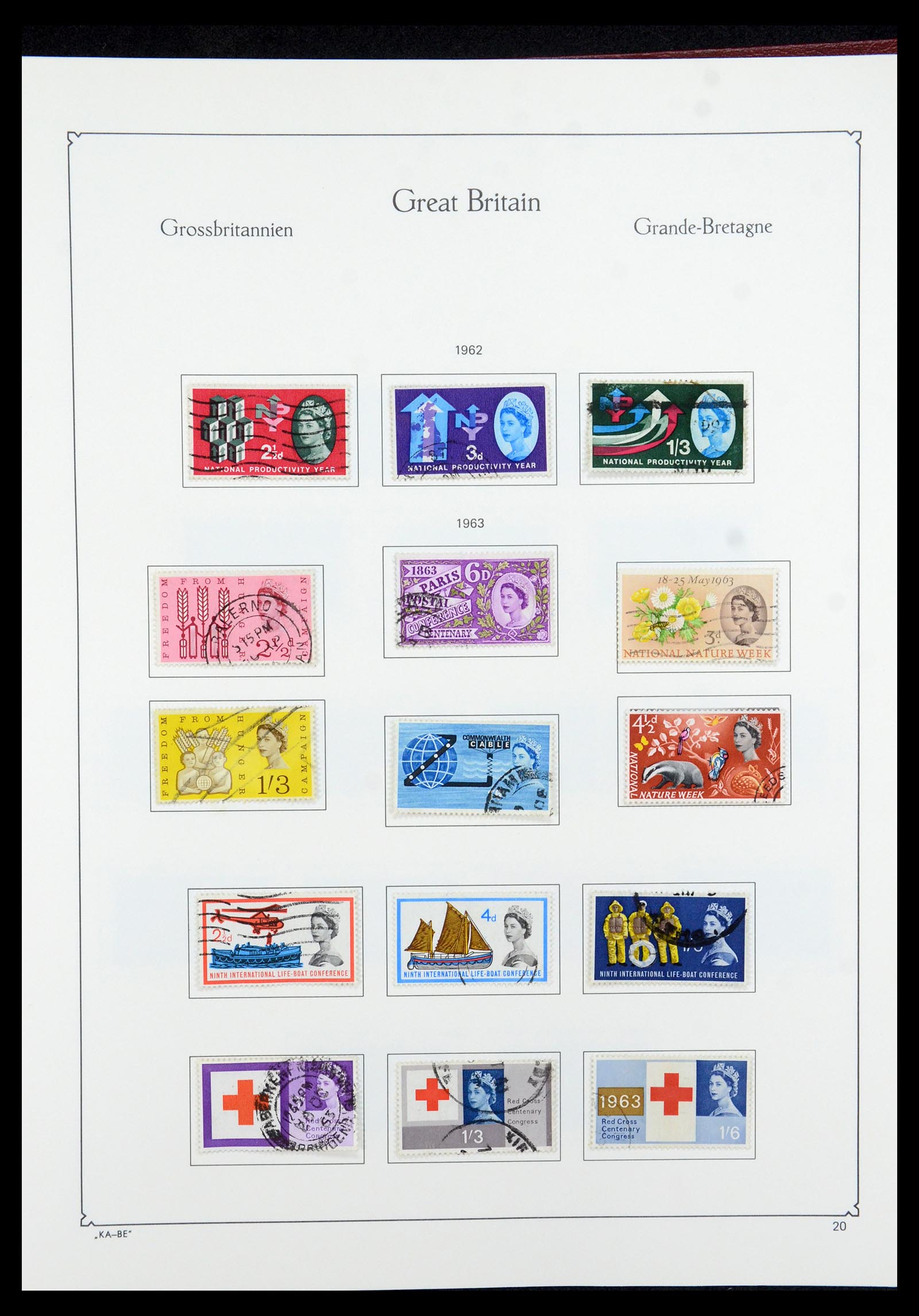 35674 030 - Postzegelverzameling 35674 Engeland 1840-2003.