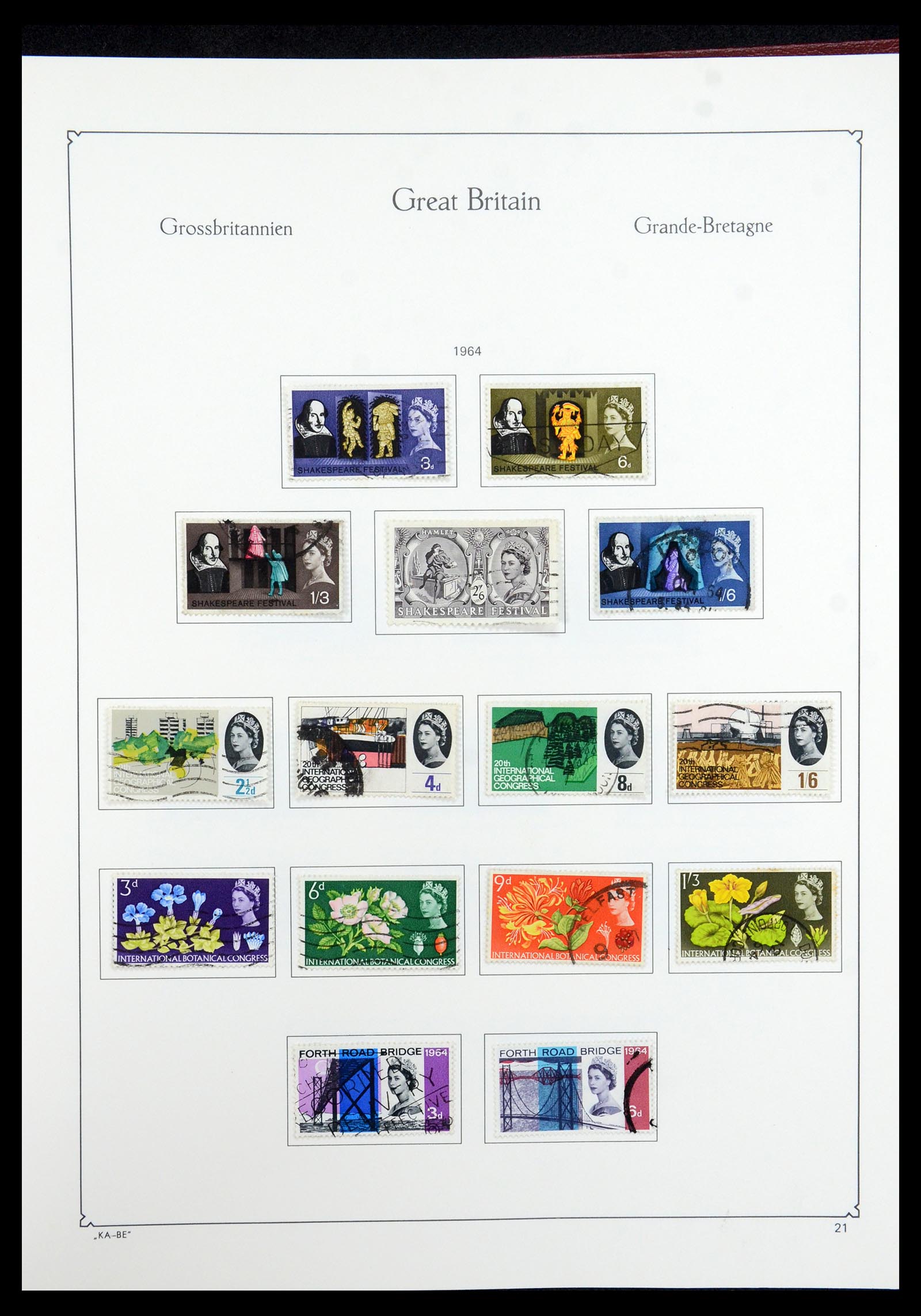 35674 031 - Postzegelverzameling 35674 Engeland 1840-2003.