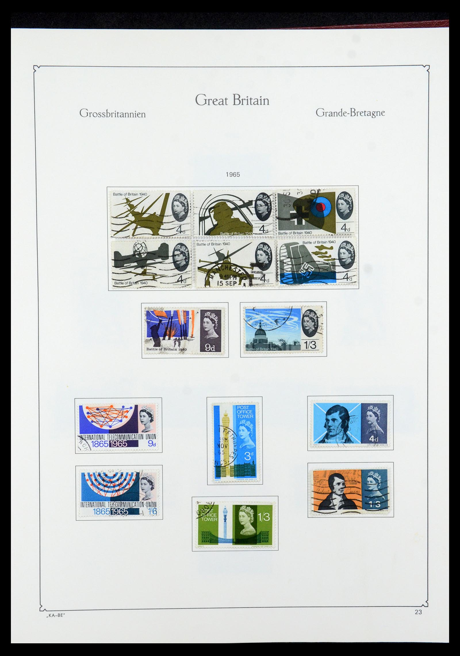 35674 033 - Postzegelverzameling 35674 Engeland 1840-2003.