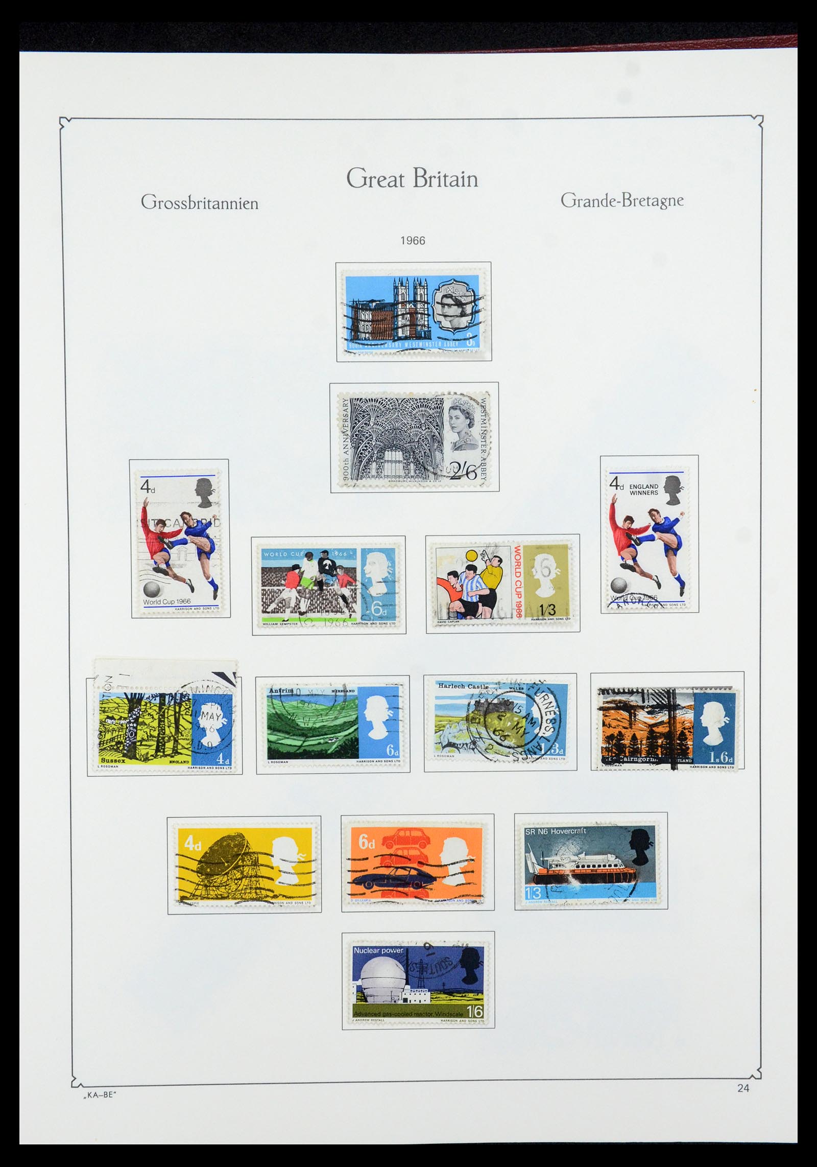 35674 034 - Postzegelverzameling 35674 Engeland 1840-2003.
