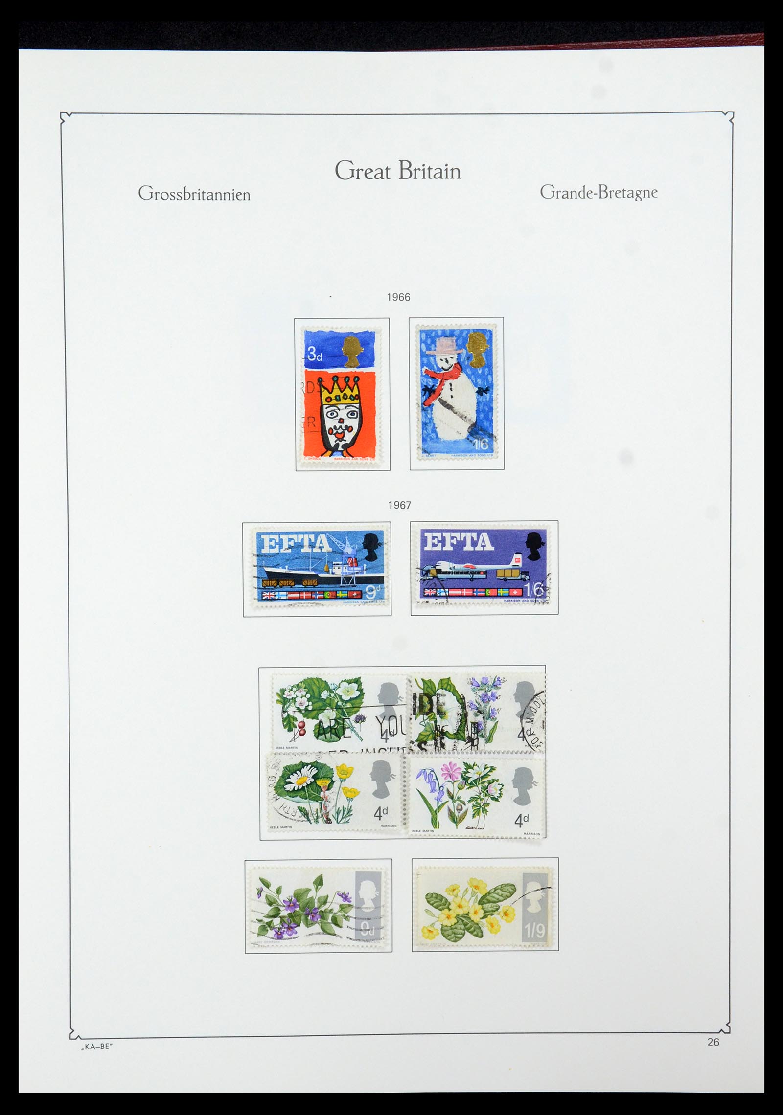35674 036 - Postzegelverzameling 35674 Engeland 1840-2003.