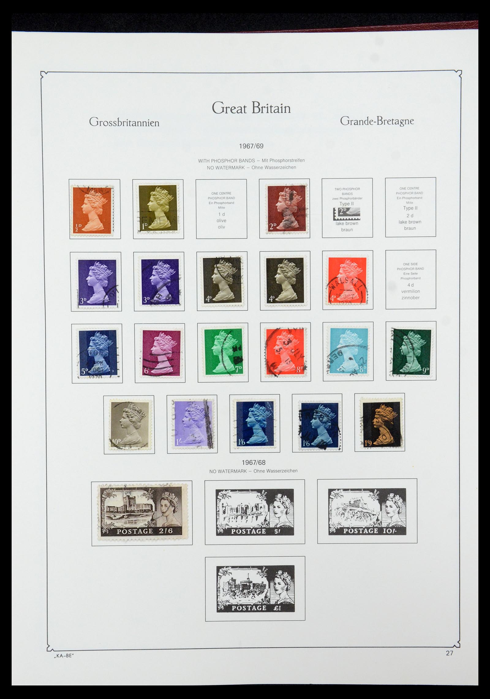 35674 039 - Postzegelverzameling 35674 Engeland 1840-2003.