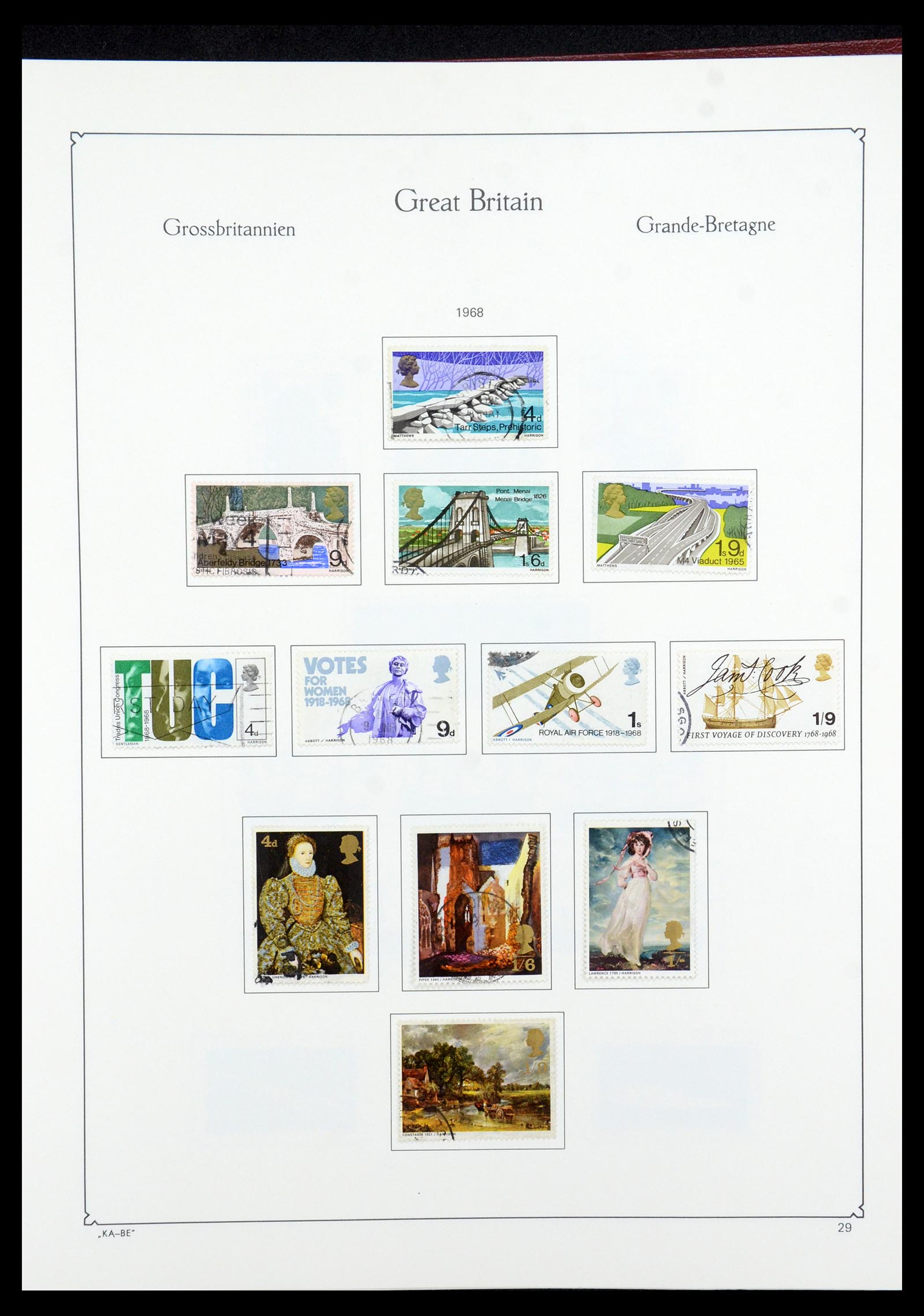 35674 041 - Postzegelverzameling 35674 Engeland 1840-2003.