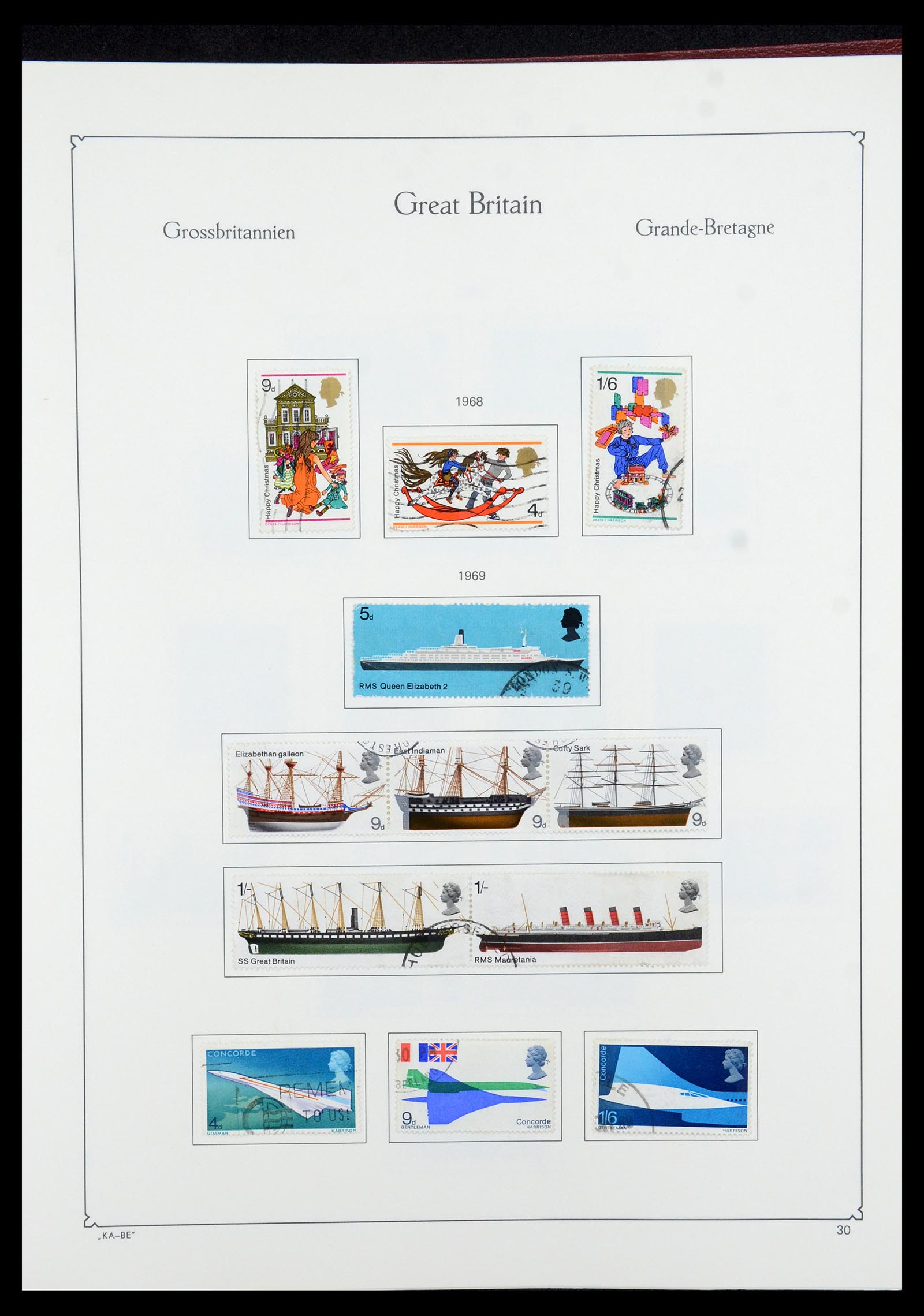 35674 042 - Postzegelverzameling 35674 Engeland 1840-2003.