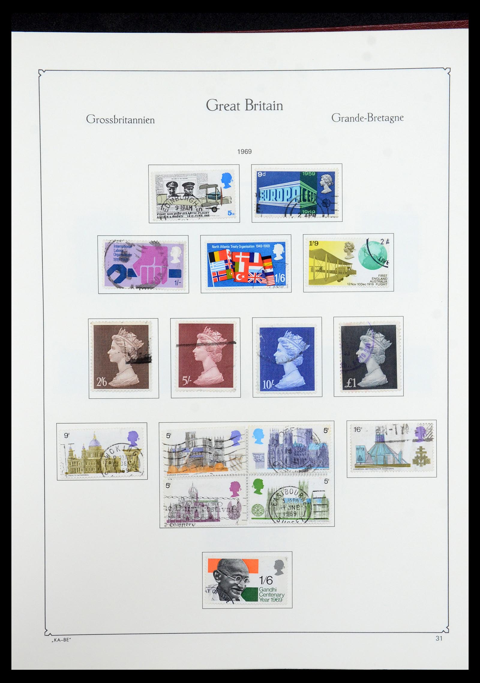 35674 043 - Postzegelverzameling 35674 Engeland 1840-2003.