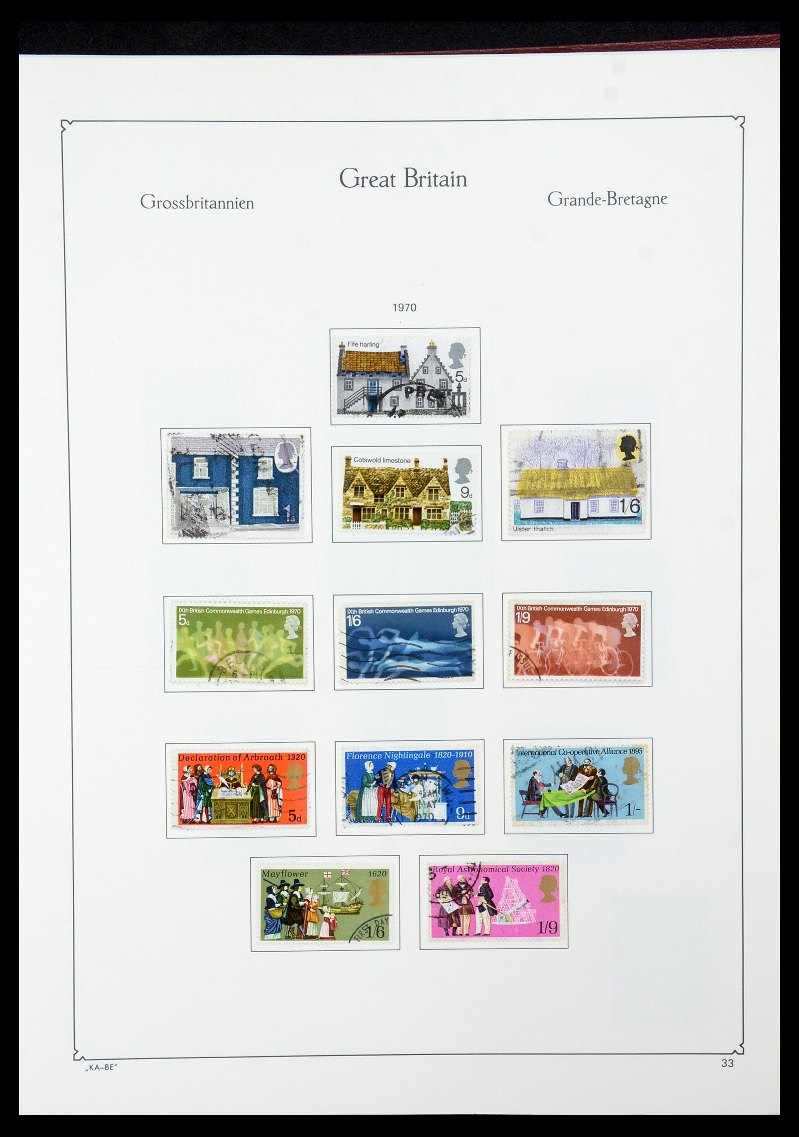 35674 045 - Postzegelverzameling 35674 Engeland 1840-2003.
