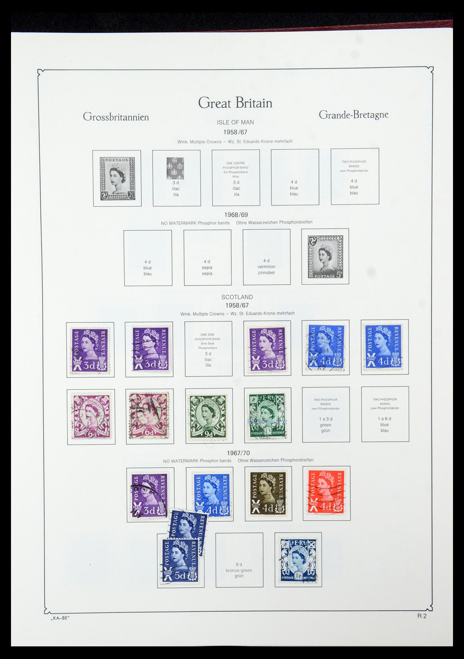 35674 049 - Postzegelverzameling 35674 Engeland 1840-2003.