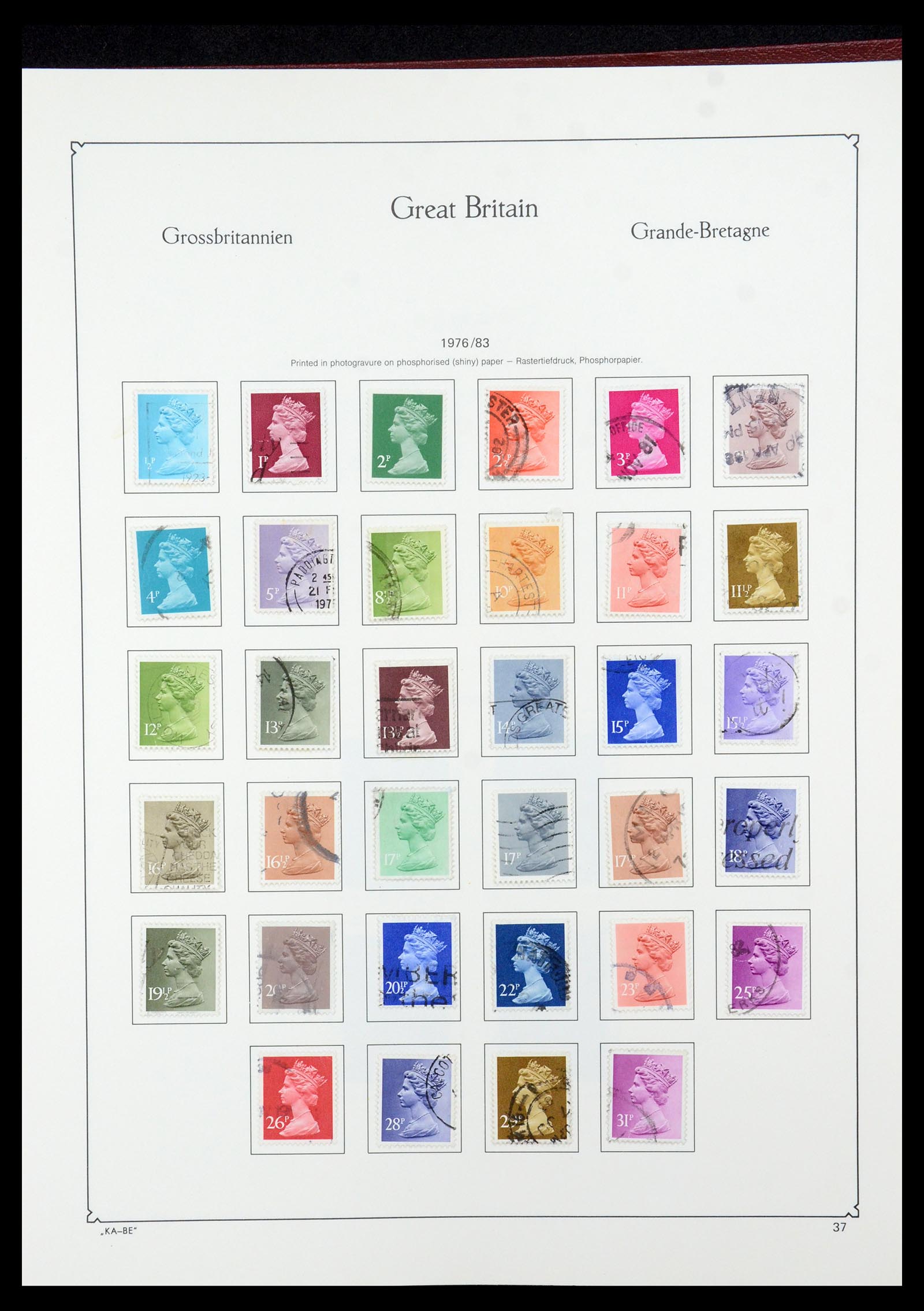 35674 053 - Postzegelverzameling 35674 Engeland 1840-2003.