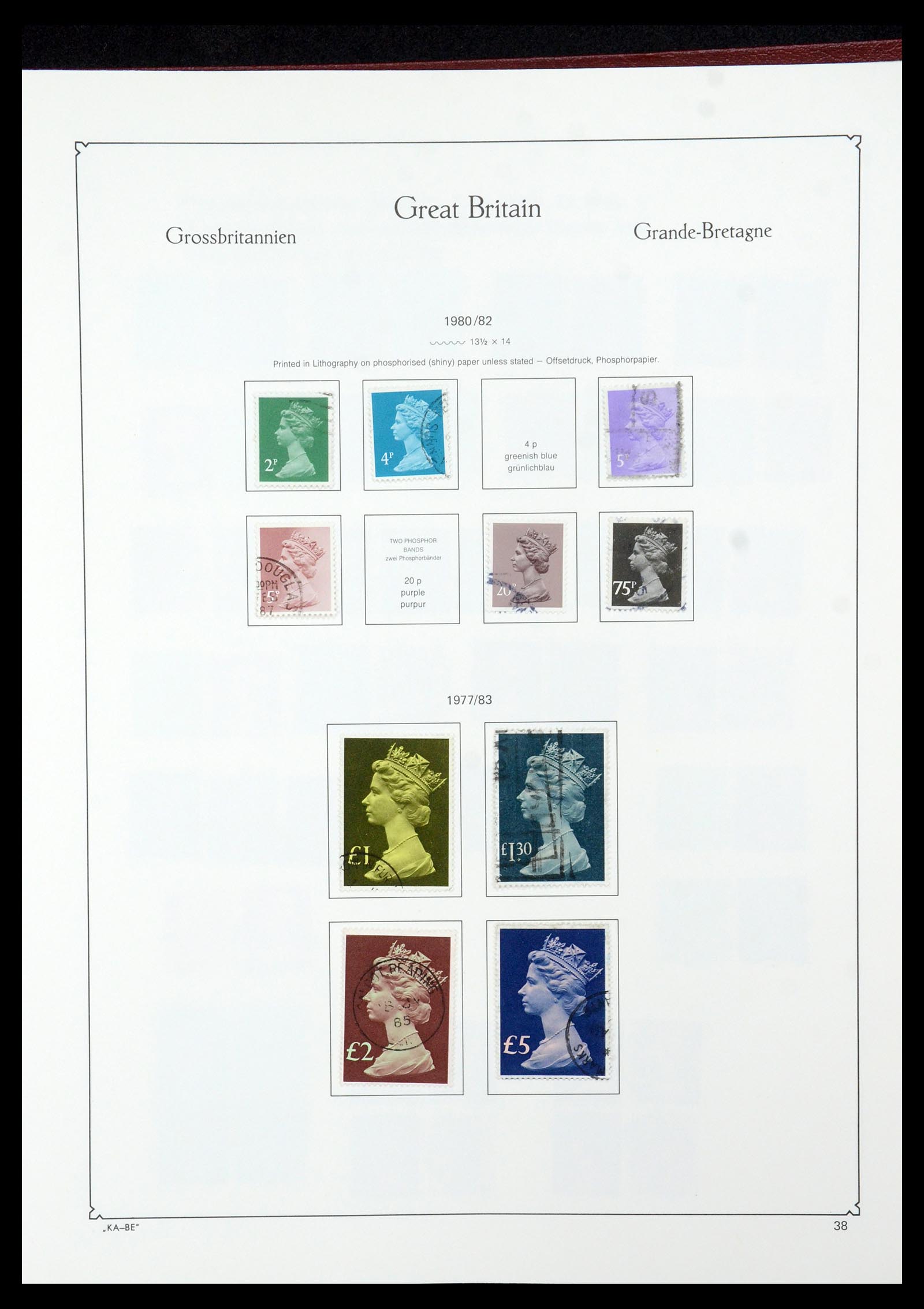 35674 054 - Postzegelverzameling 35674 Engeland 1840-2003.