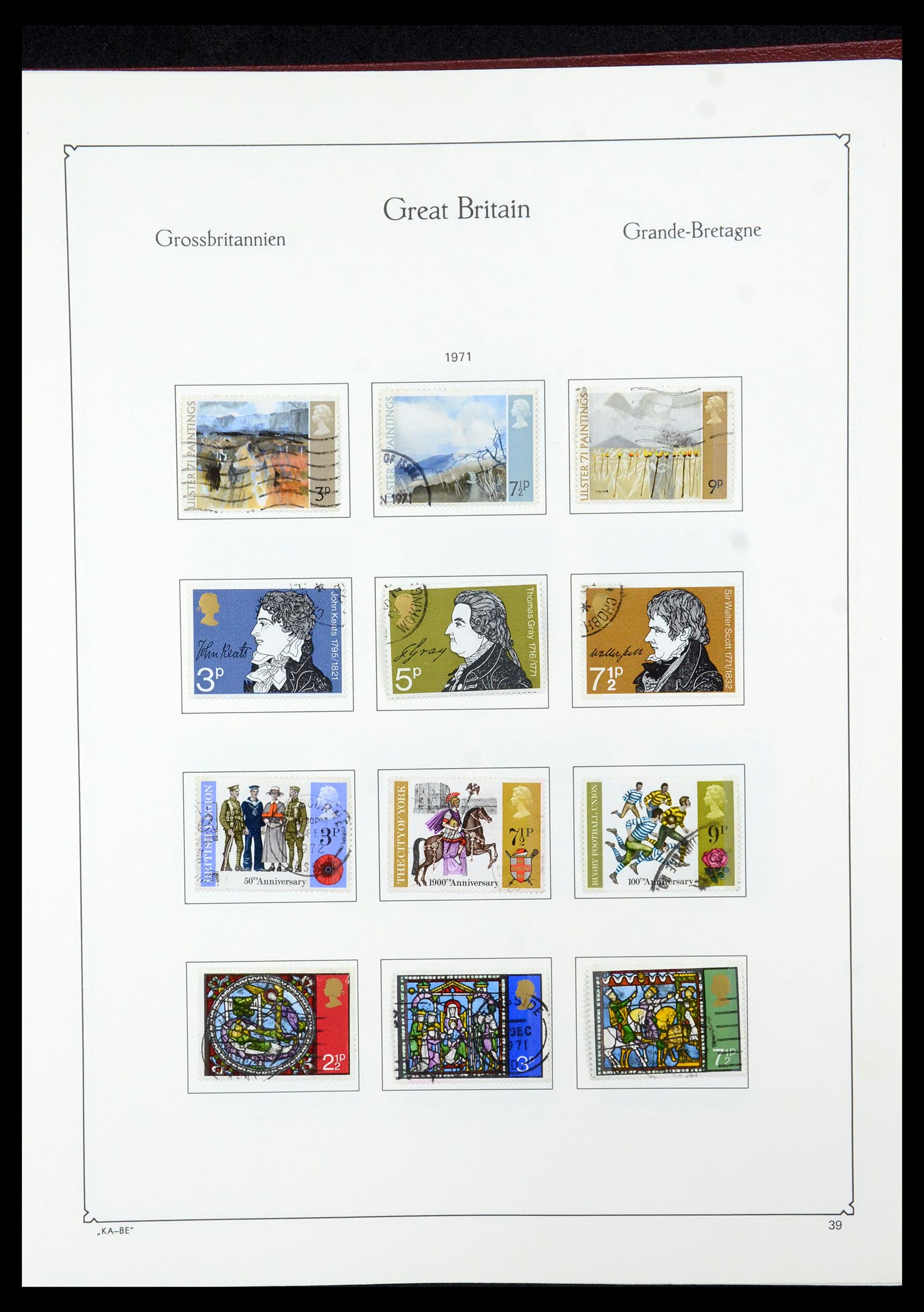 35674 056 - Postzegelverzameling 35674 Engeland 1840-2003.