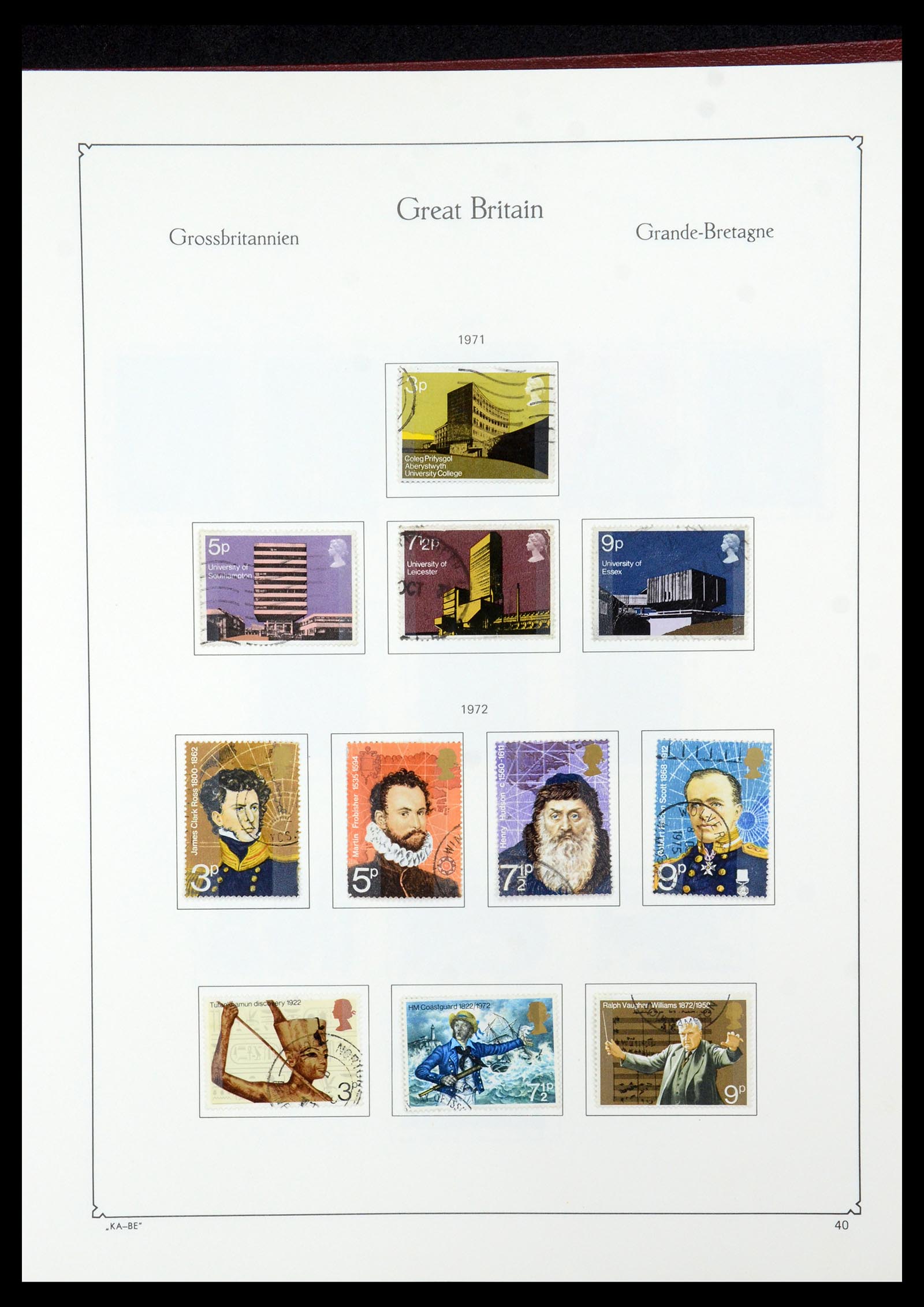 35674 057 - Postzegelverzameling 35674 Engeland 1840-2003.