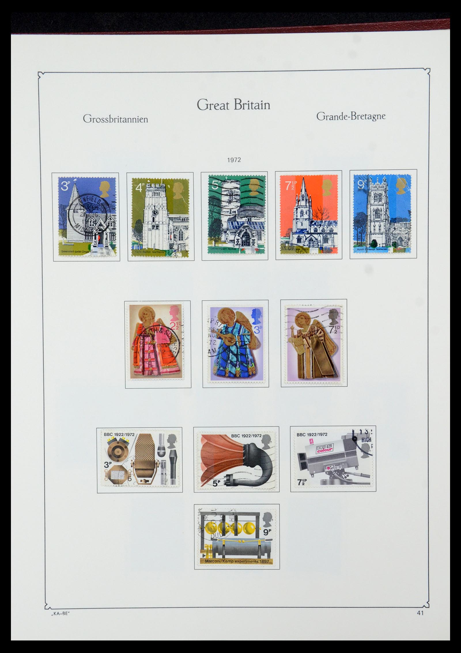 35674 058 - Postzegelverzameling 35674 Engeland 1840-2003.