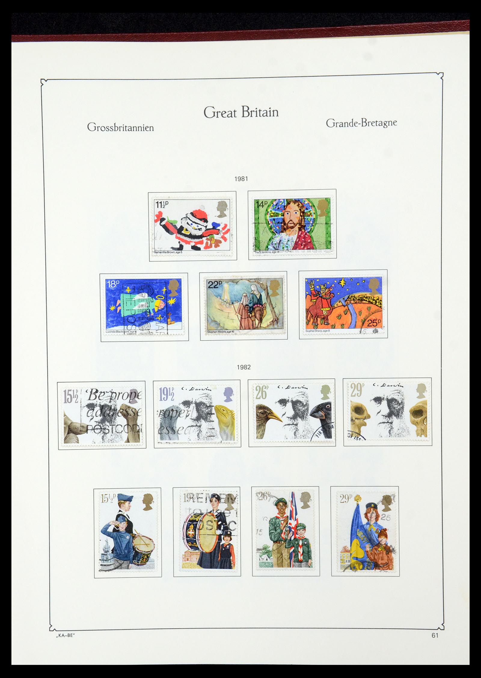 35674 080 - Stamp Collection 35674 Great Britain 1840-2003.