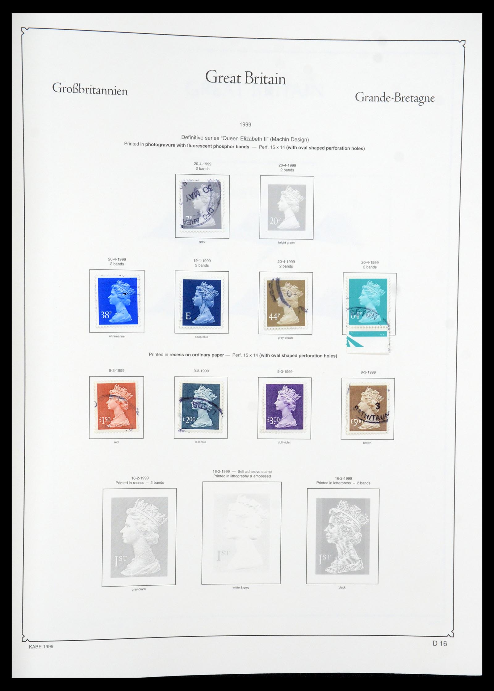 35674 207 - Stamp Collection 35674 Great Britain 1840-2003.
