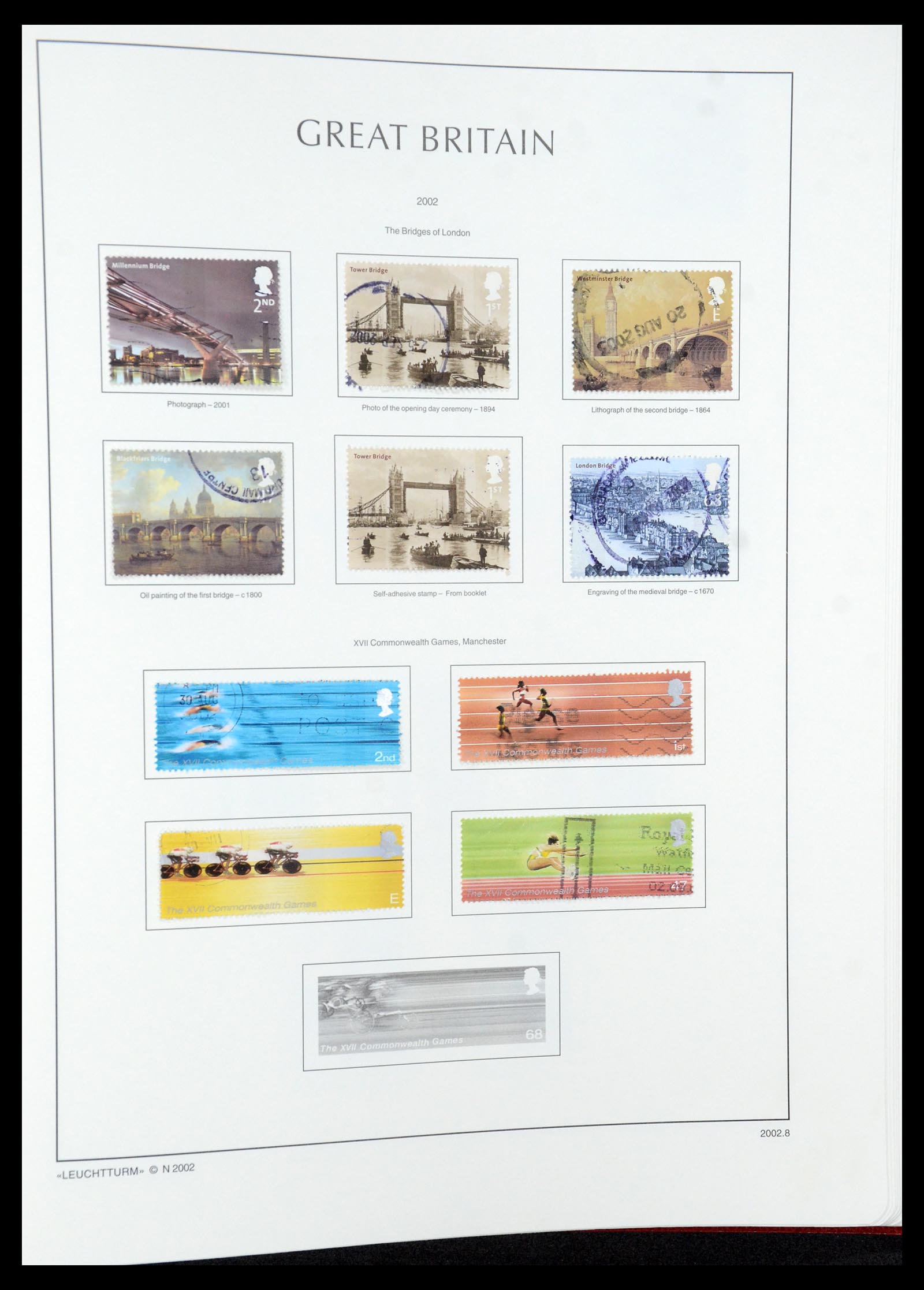35674 229 - Postzegelverzameling 35674 Engeland 1840-2003.