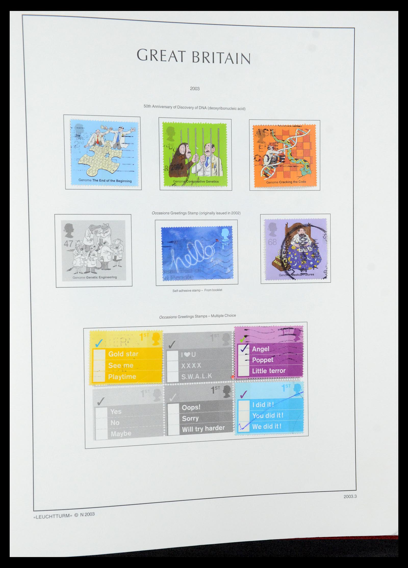 35674 233 - Postzegelverzameling 35674 Engeland 1840-2003.