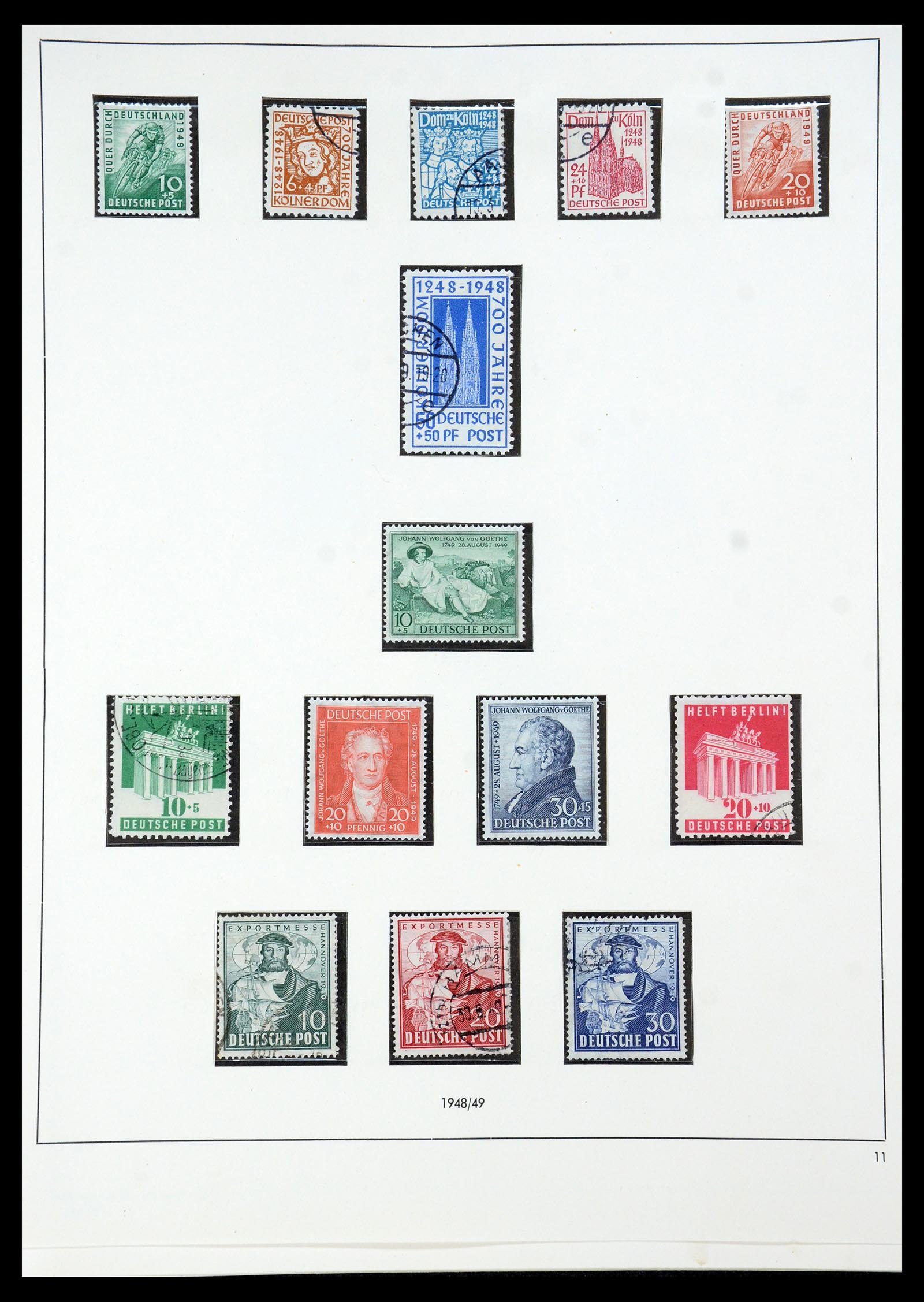 35675 025 - Postzegelverzameling 35675 Duitsland 1945-1985.