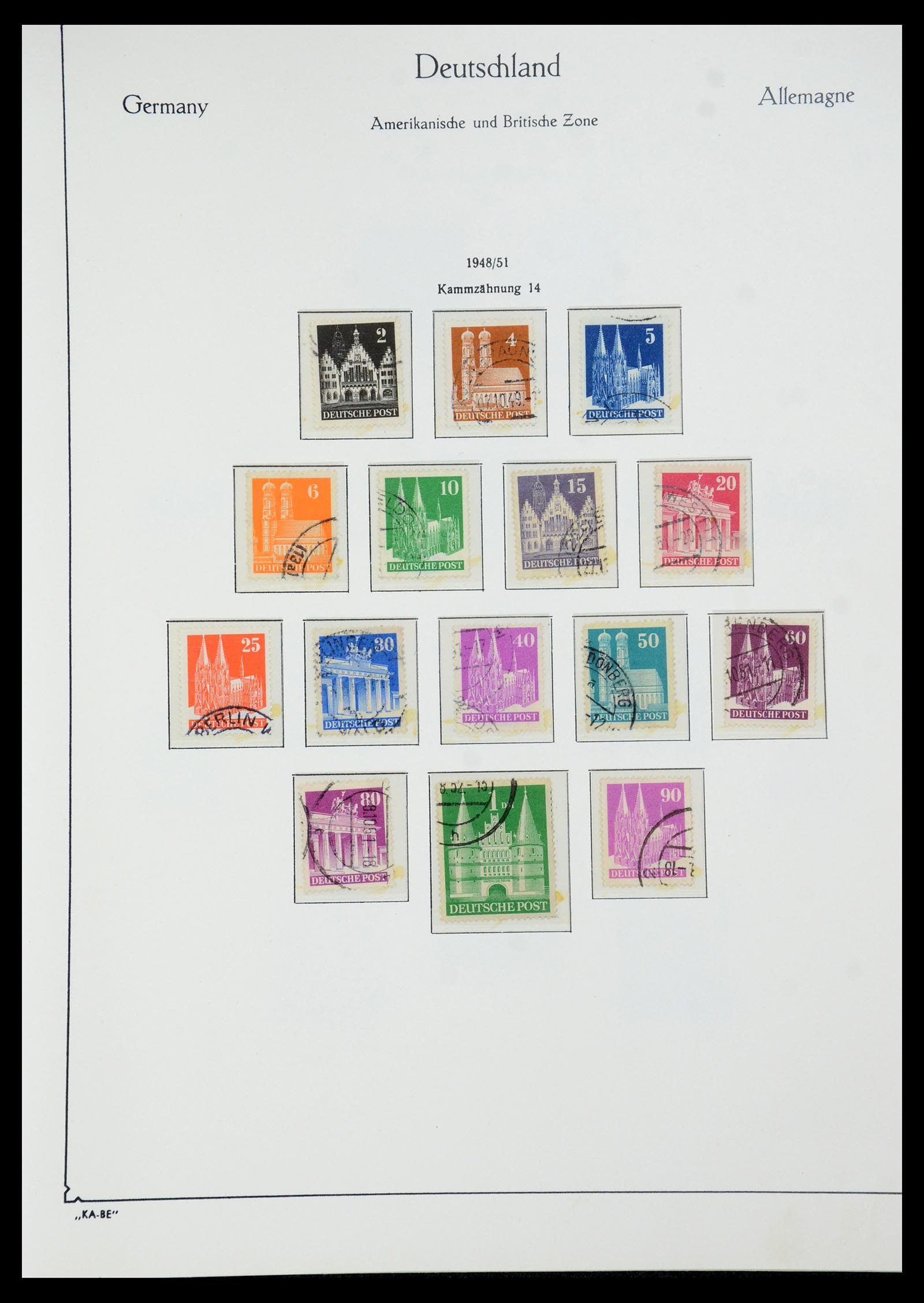 35675 030 - Stamp Collection 35675 Germany 1945-1985.