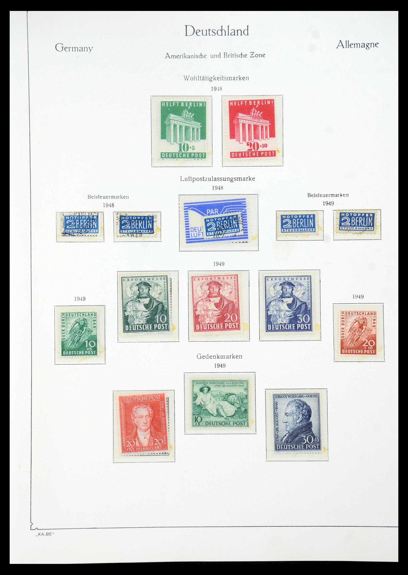 35675 031 - Stamp Collection 35675 Germany 1945-1985.