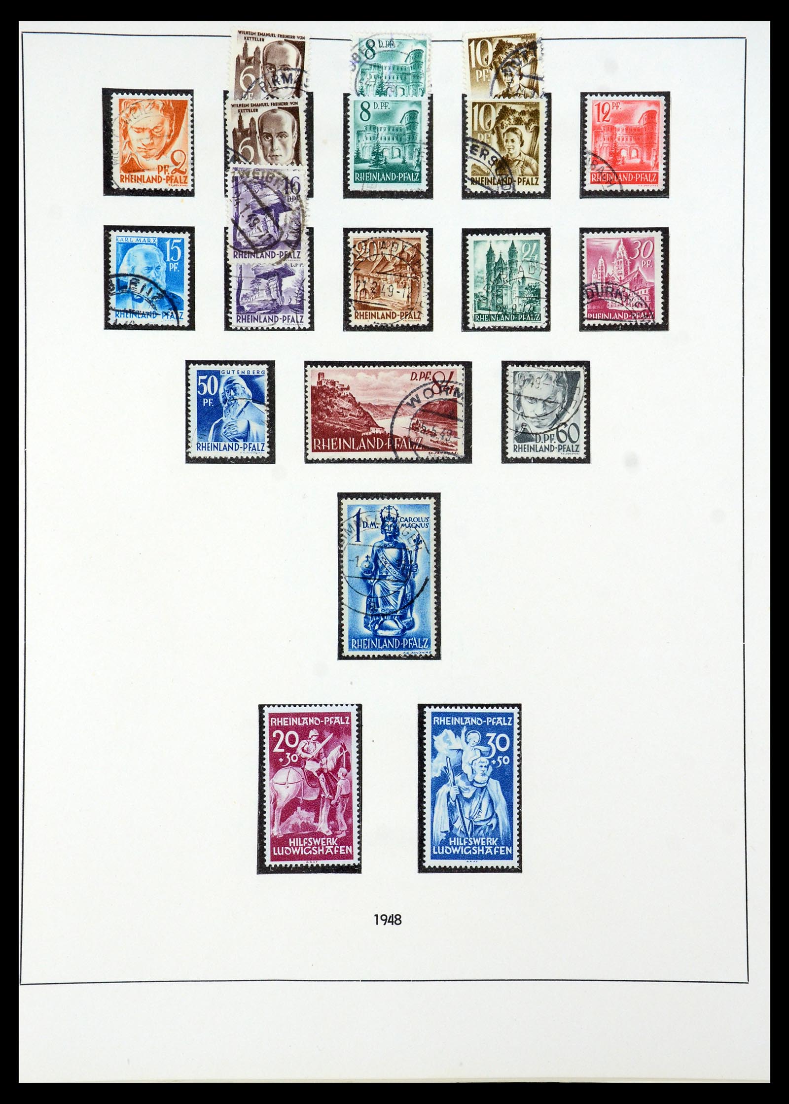35675 046 - Postzegelverzameling 35675 Duitsland 1945-1985.