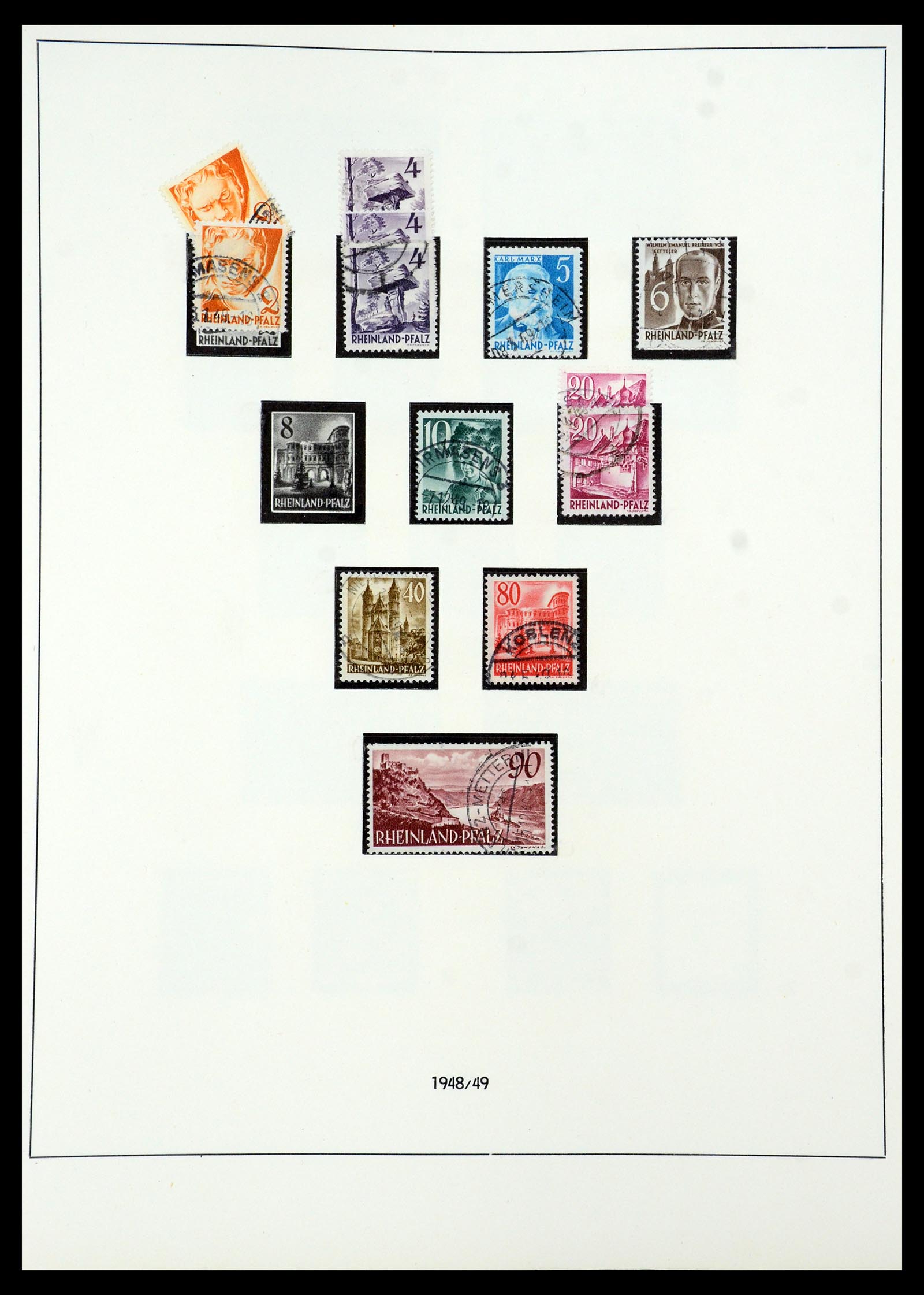 35675 047 - Postzegelverzameling 35675 Duitsland 1945-1985.