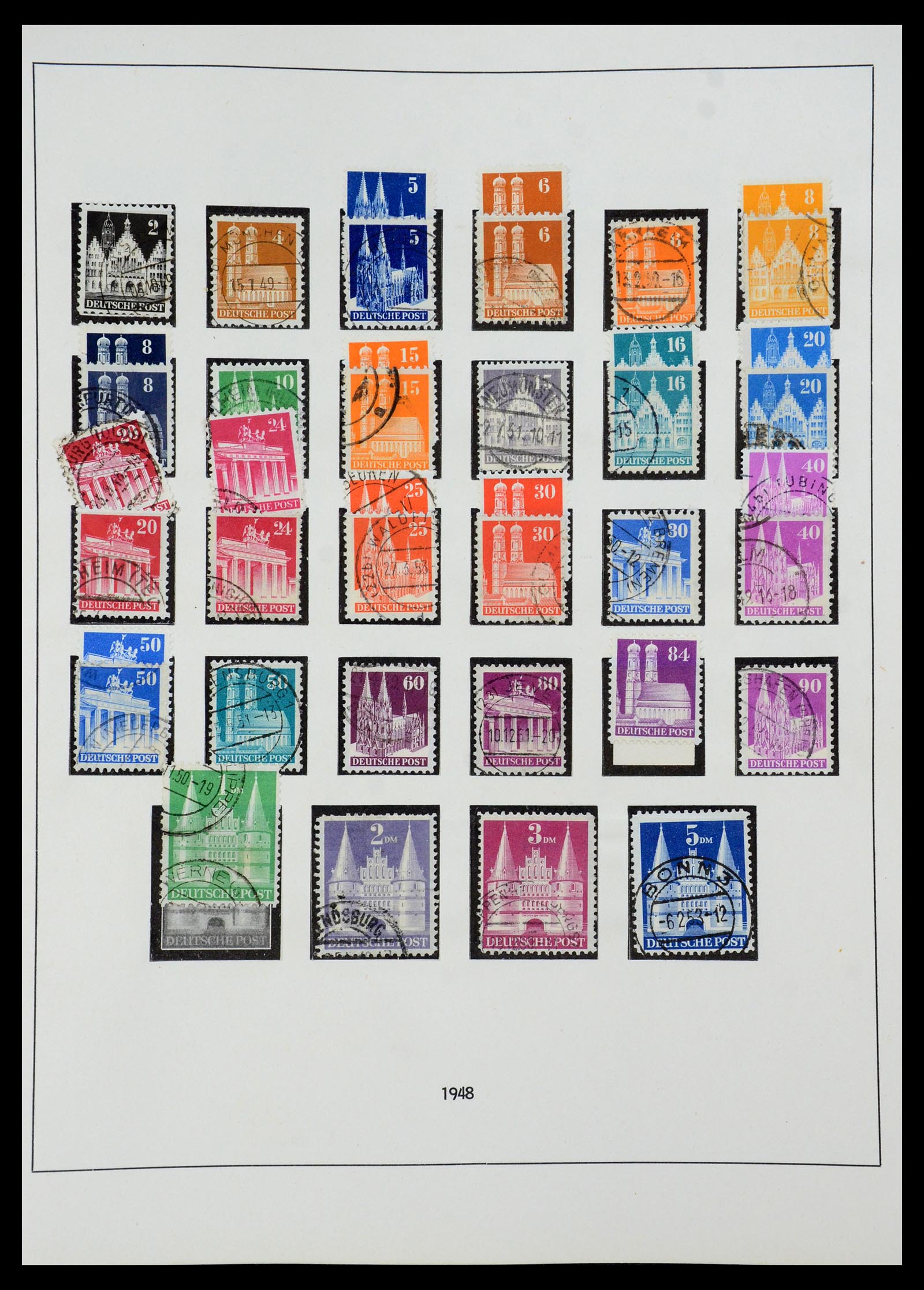 35675 058 - Stamp Collection 35675 Germany 1945-1985.