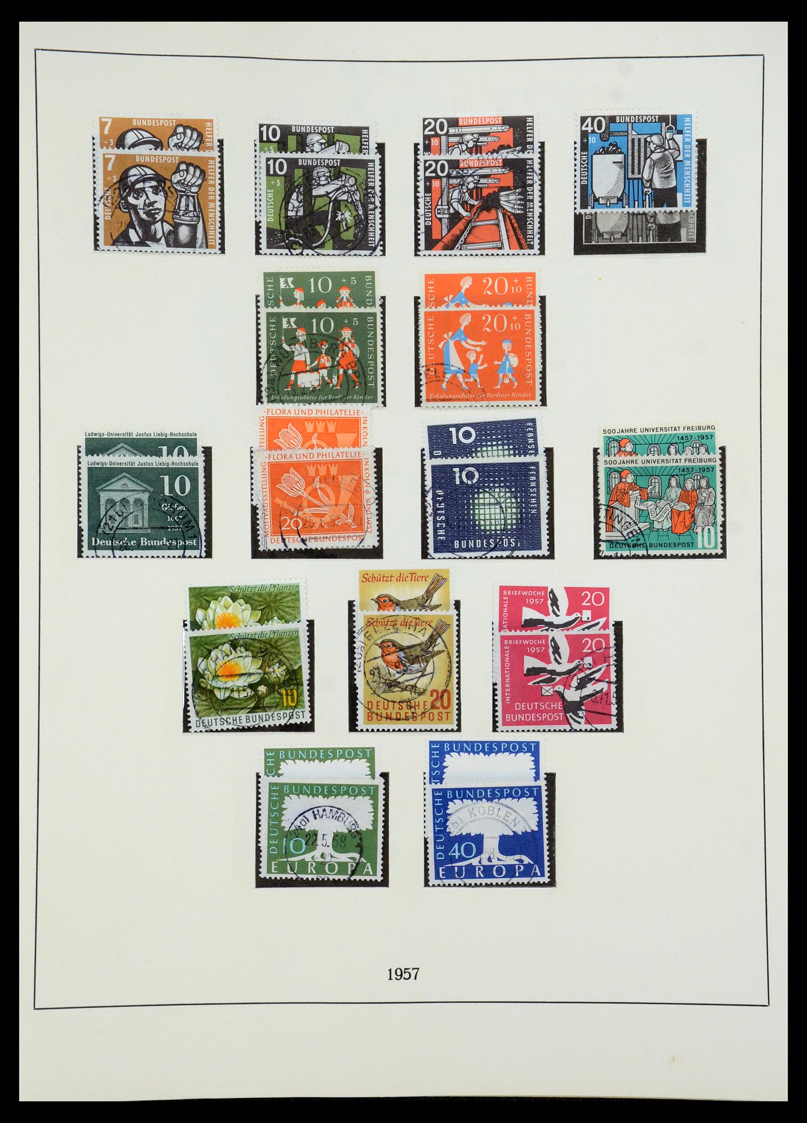 35675 071 - Stamp Collection 35675 Germany 1945-1985.