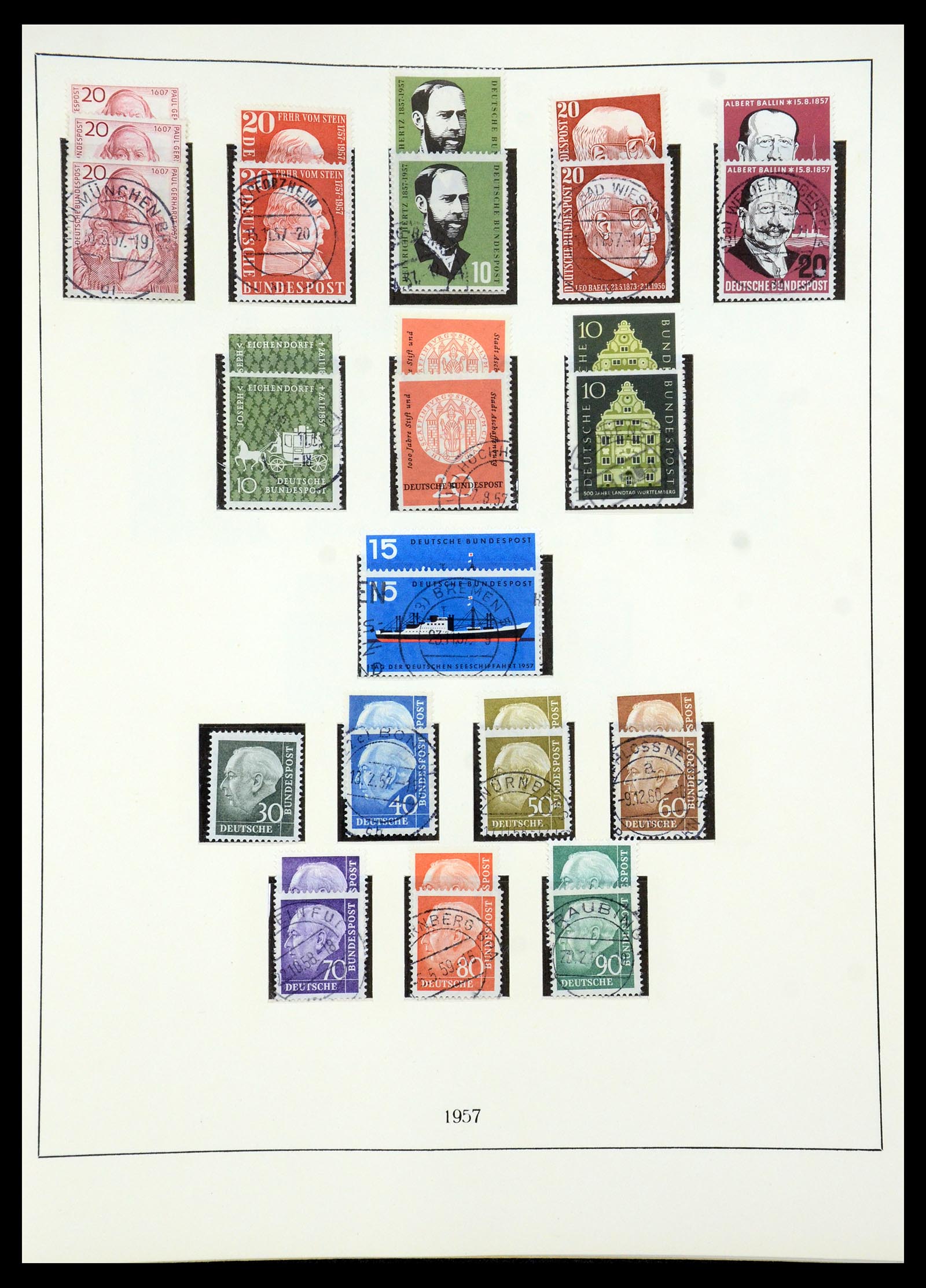 35675 072 - Stamp Collection 35675 Germany 1945-1985.