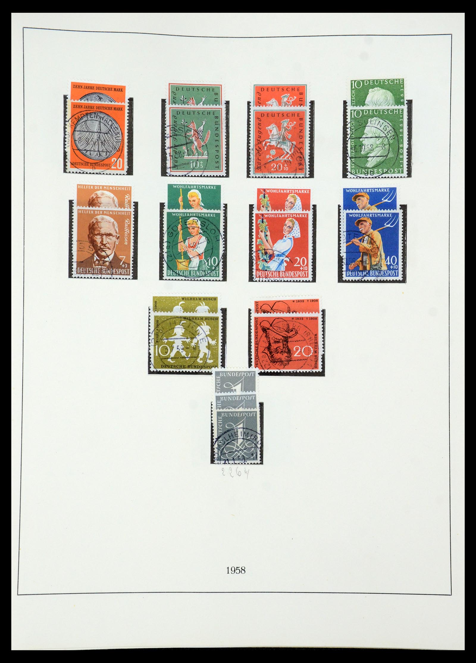 35675 073 - Stamp Collection 35675 Germany 1945-1985.