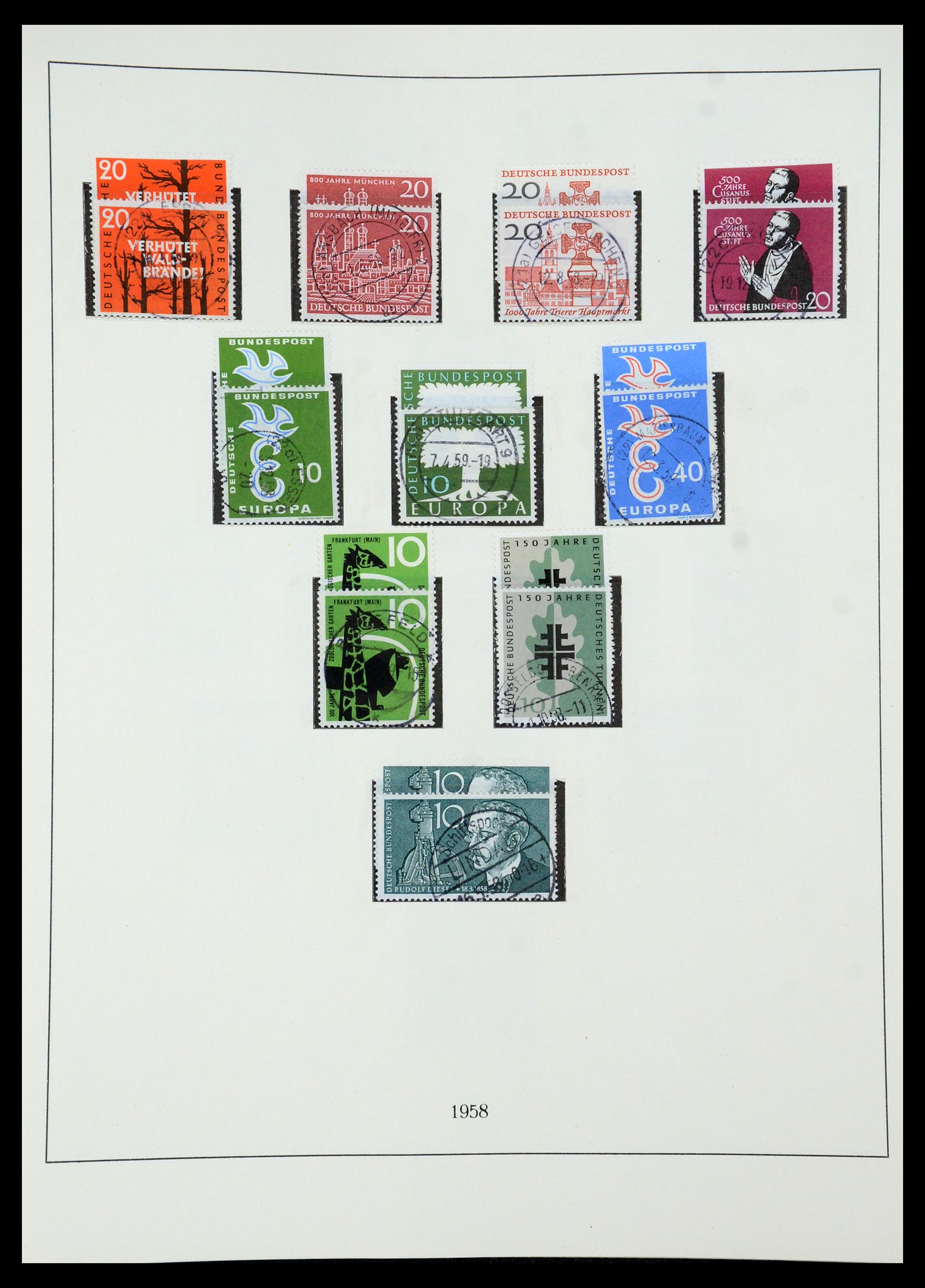 35675 074 - Postzegelverzameling 35675 Duitsland 1945-1985.
