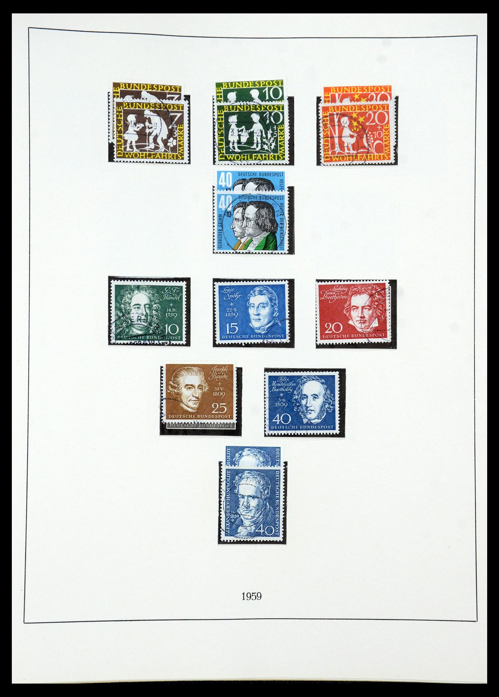 35675 076 - Postzegelverzameling 35675 Duitsland 1945-1985.