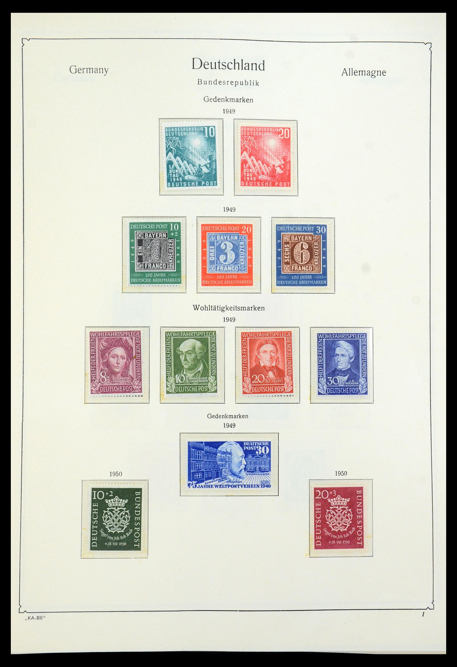 35675 079 - Postzegelverzameling 35675 Duitsland 1945-1985.