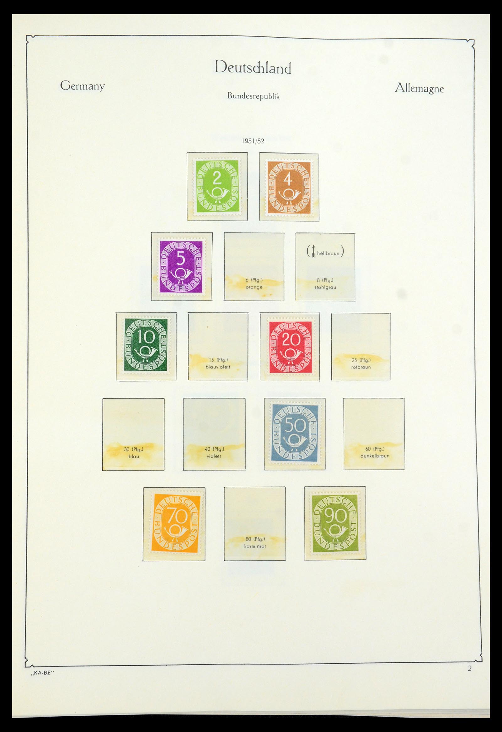 35675 080 - Postzegelverzameling 35675 Duitsland 1945-1985.