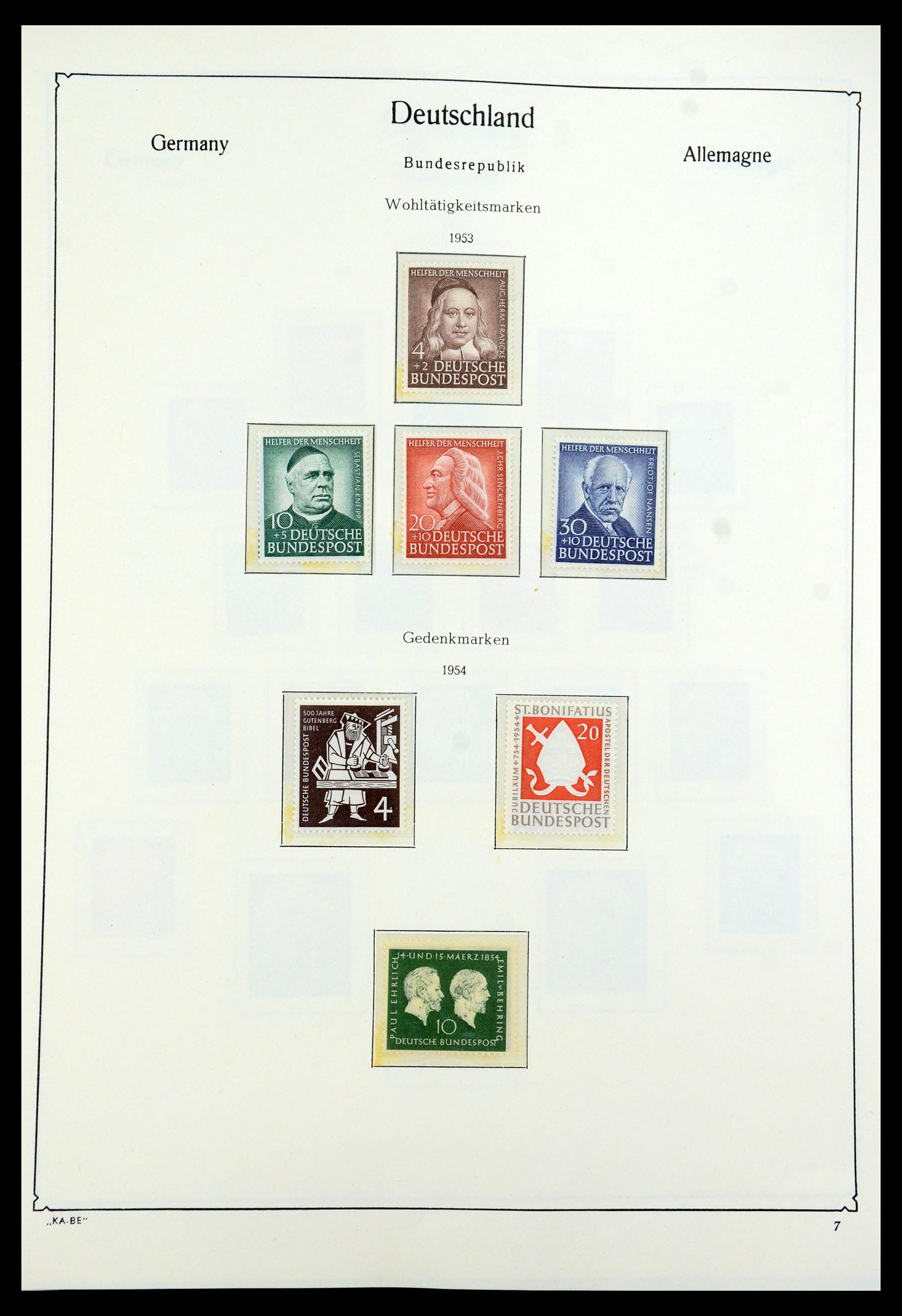 35675 085 - Postzegelverzameling 35675 Duitsland 1945-1985.
