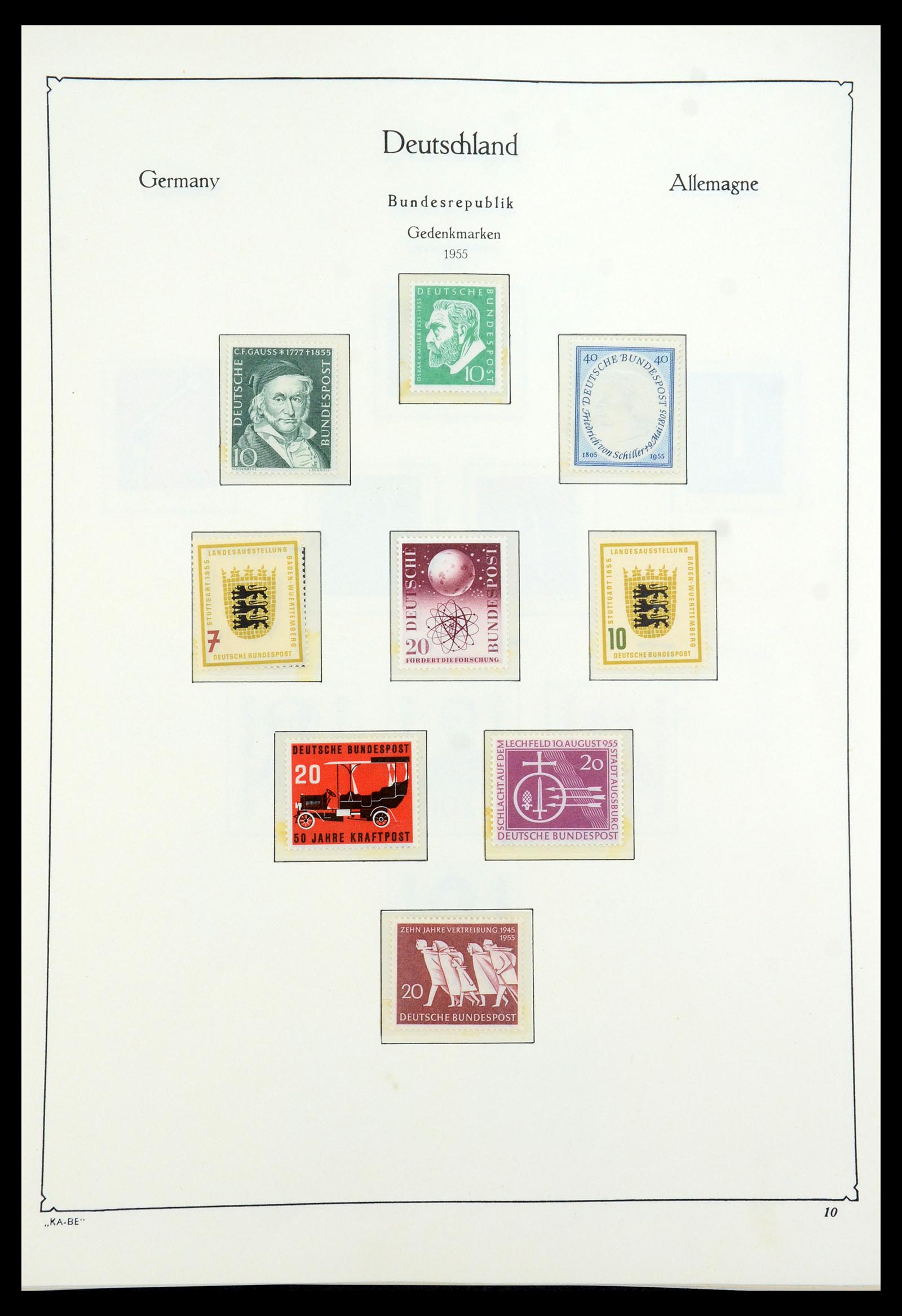 35675 088 - Stamp Collection 35675 Germany 1945-1985.