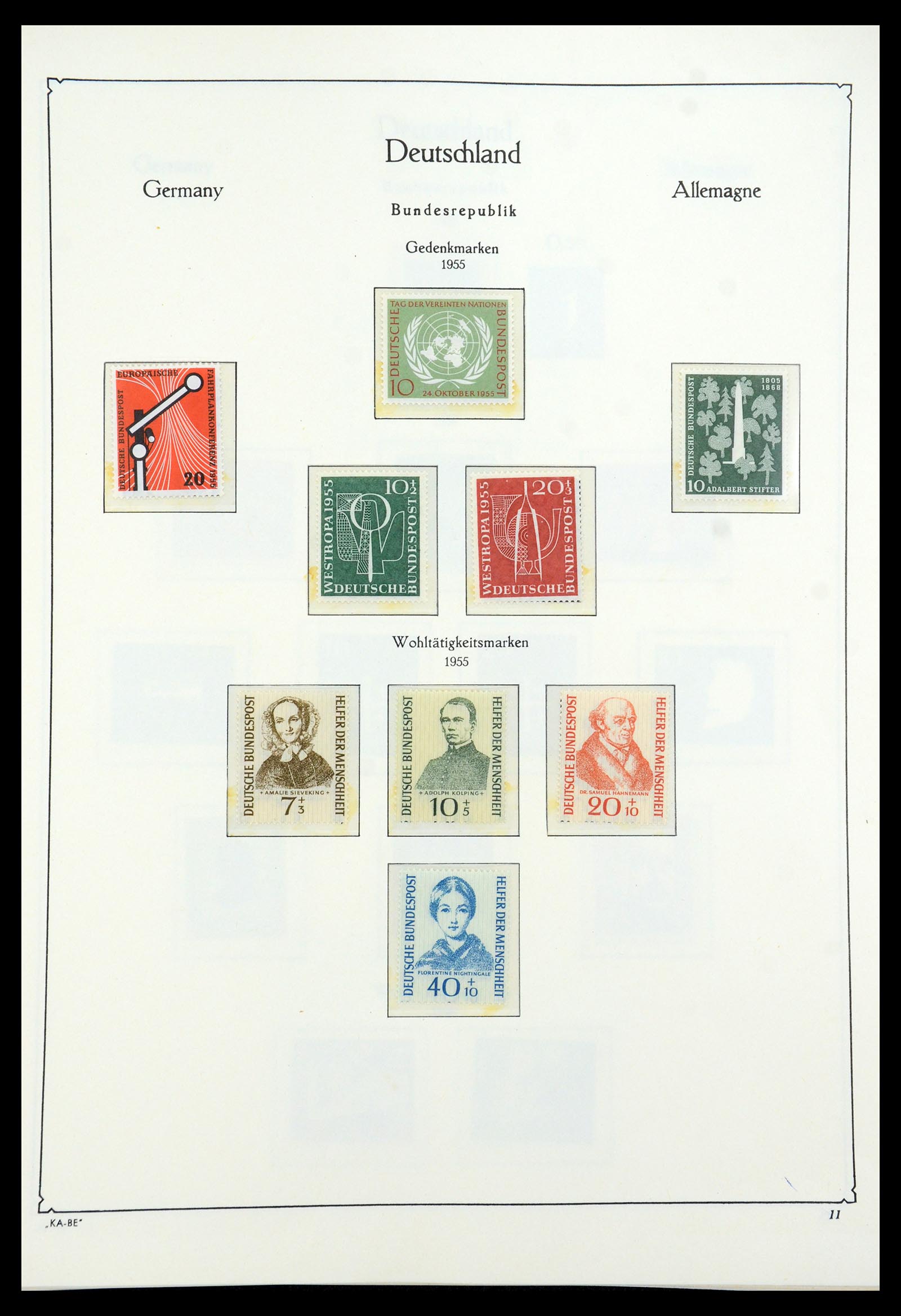 35675 089 - Stamp Collection 35675 Germany 1945-1985.