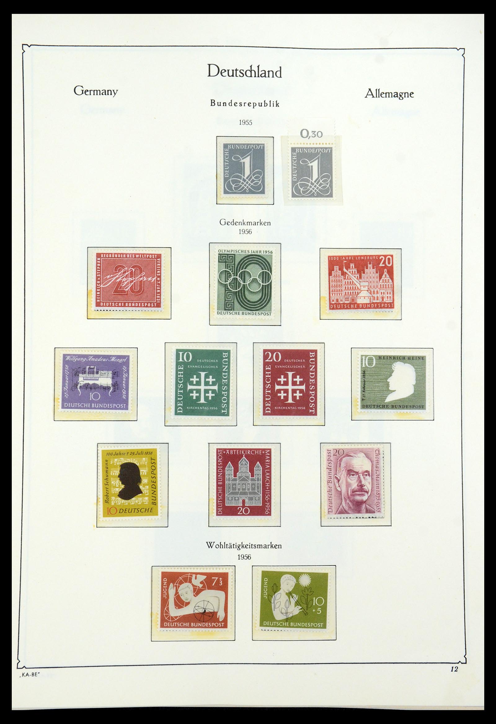 35675 090 - Postzegelverzameling 35675 Duitsland 1945-1985.
