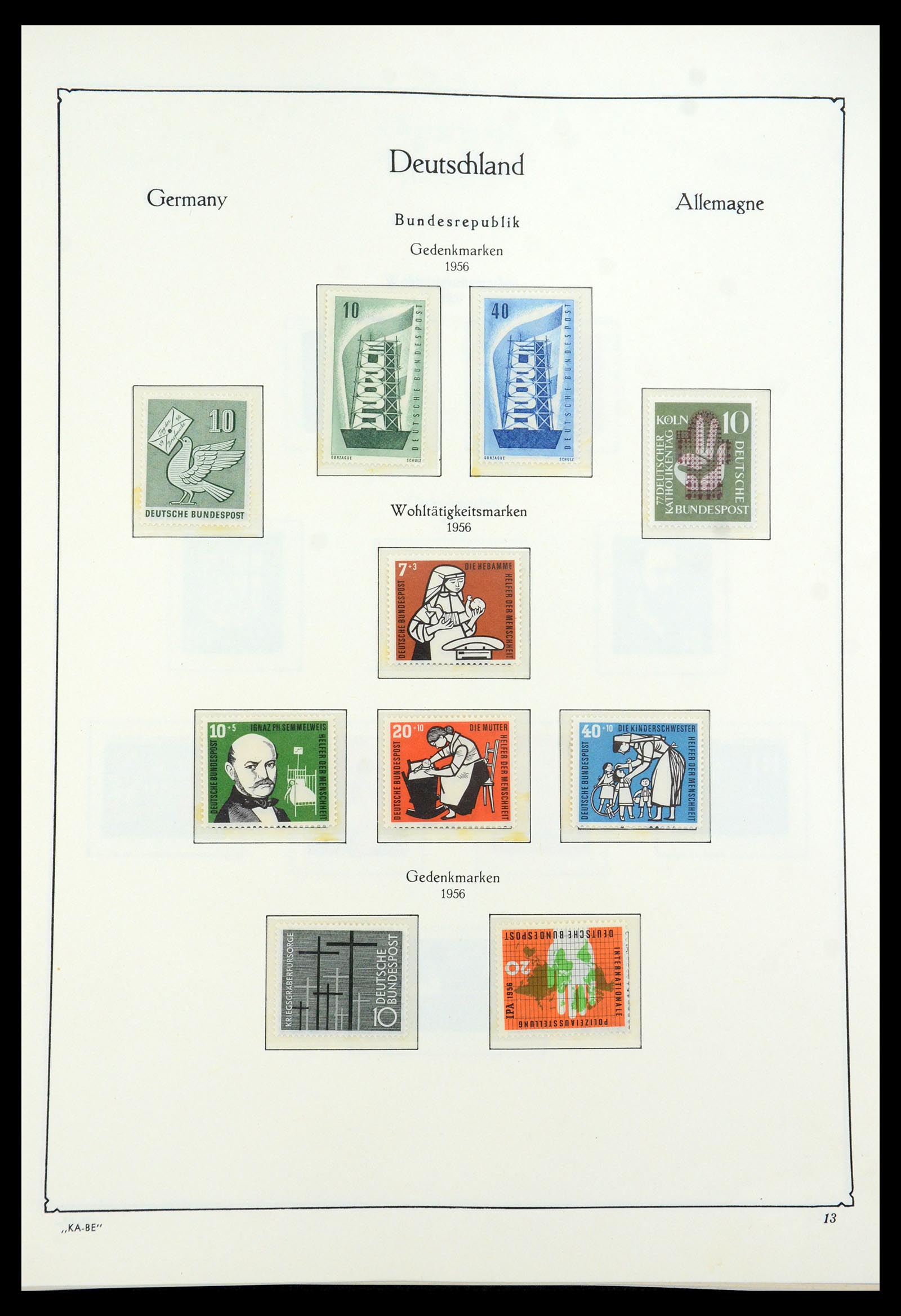 35675 091 - Postzegelverzameling 35675 Duitsland 1945-1985.