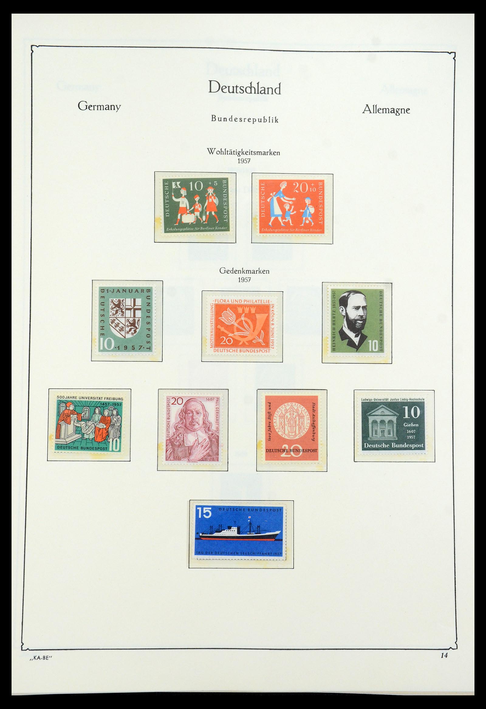 35675 092 - Stamp Collection 35675 Germany 1945-1985.