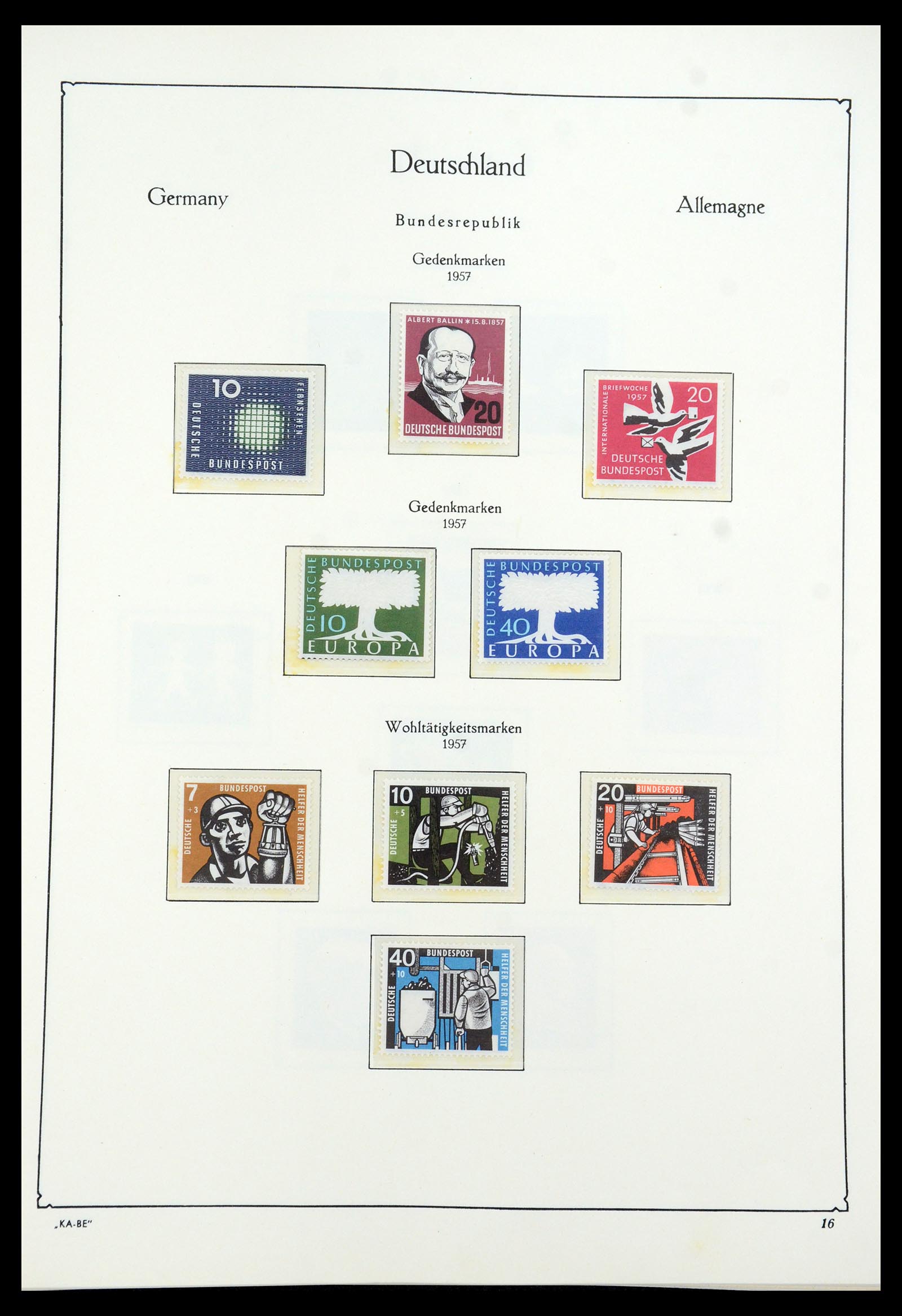 35675 094 - Postzegelverzameling 35675 Duitsland 1945-1985.